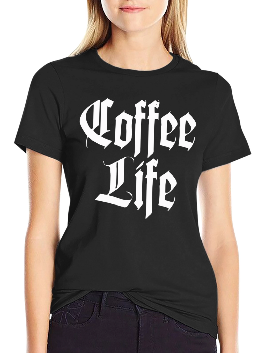 Coffee Life Black T-Shirt