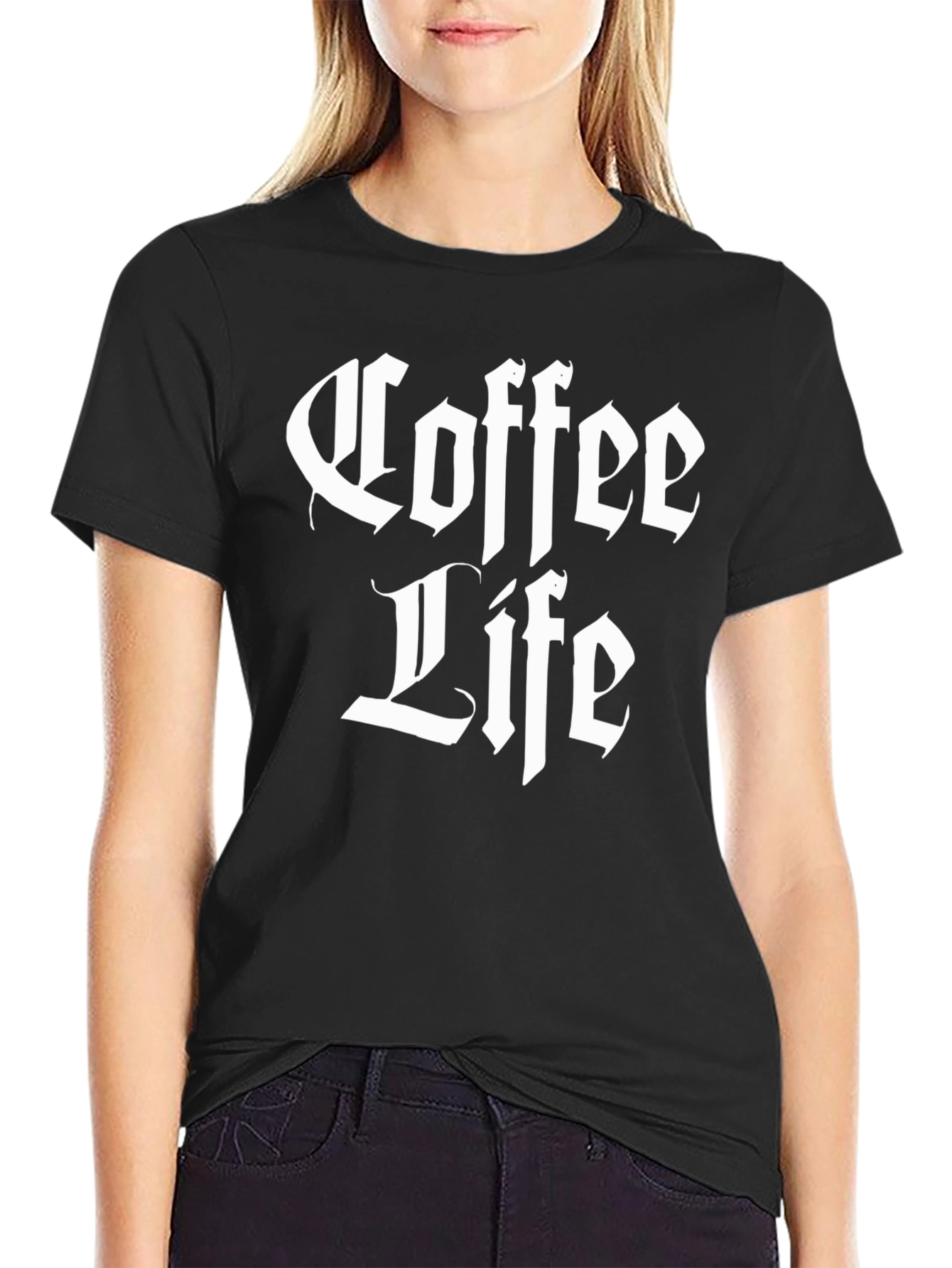 Coffee Life Black T-Shirt