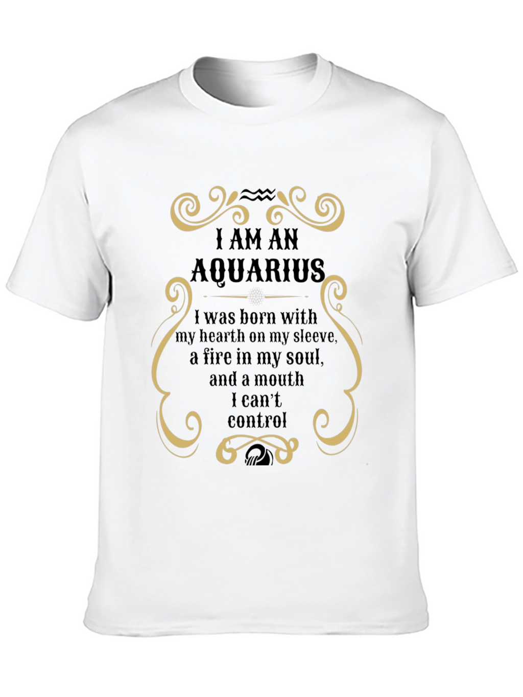 Aquarius Zodiac Graphic T-Shirt