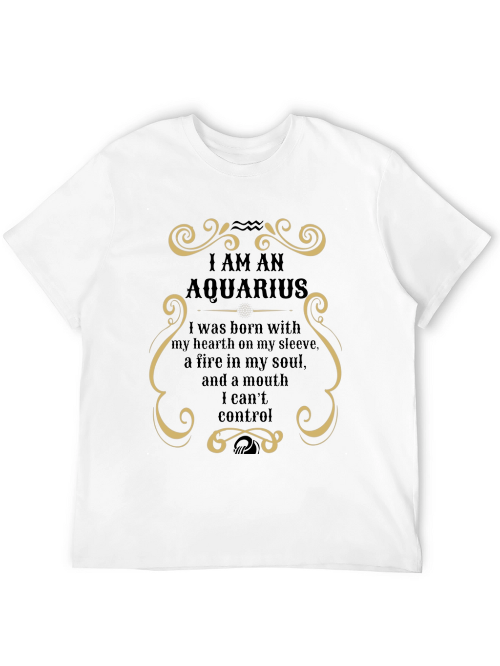 Aquarius Zodiac Graphic T-Shirt