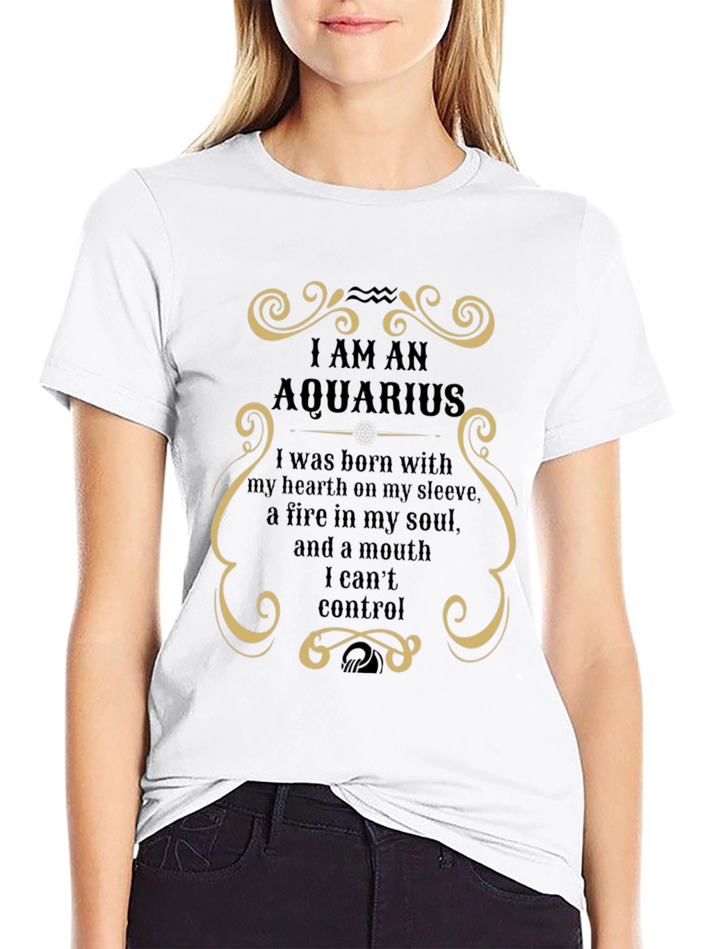 Aquarius Zodiac Graphic T-Shirt
