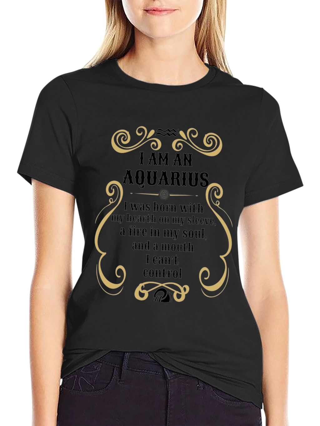 Aquarius Zodiac Graphic T-Shirt
