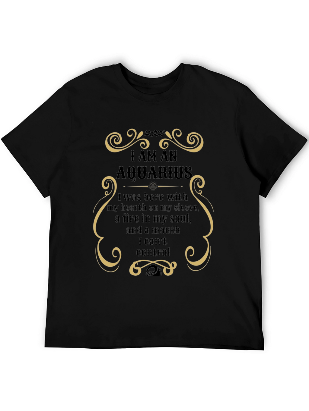 Aquarius Zodiac Graphic T-Shirt