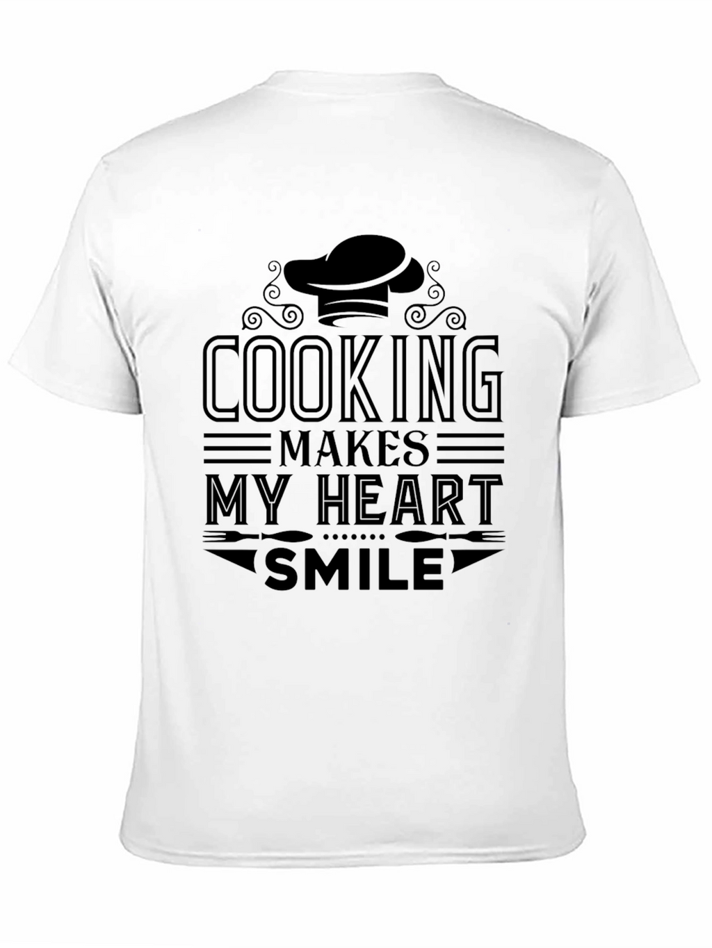Cooking Makes My Heart Smile Chef T-Shirt