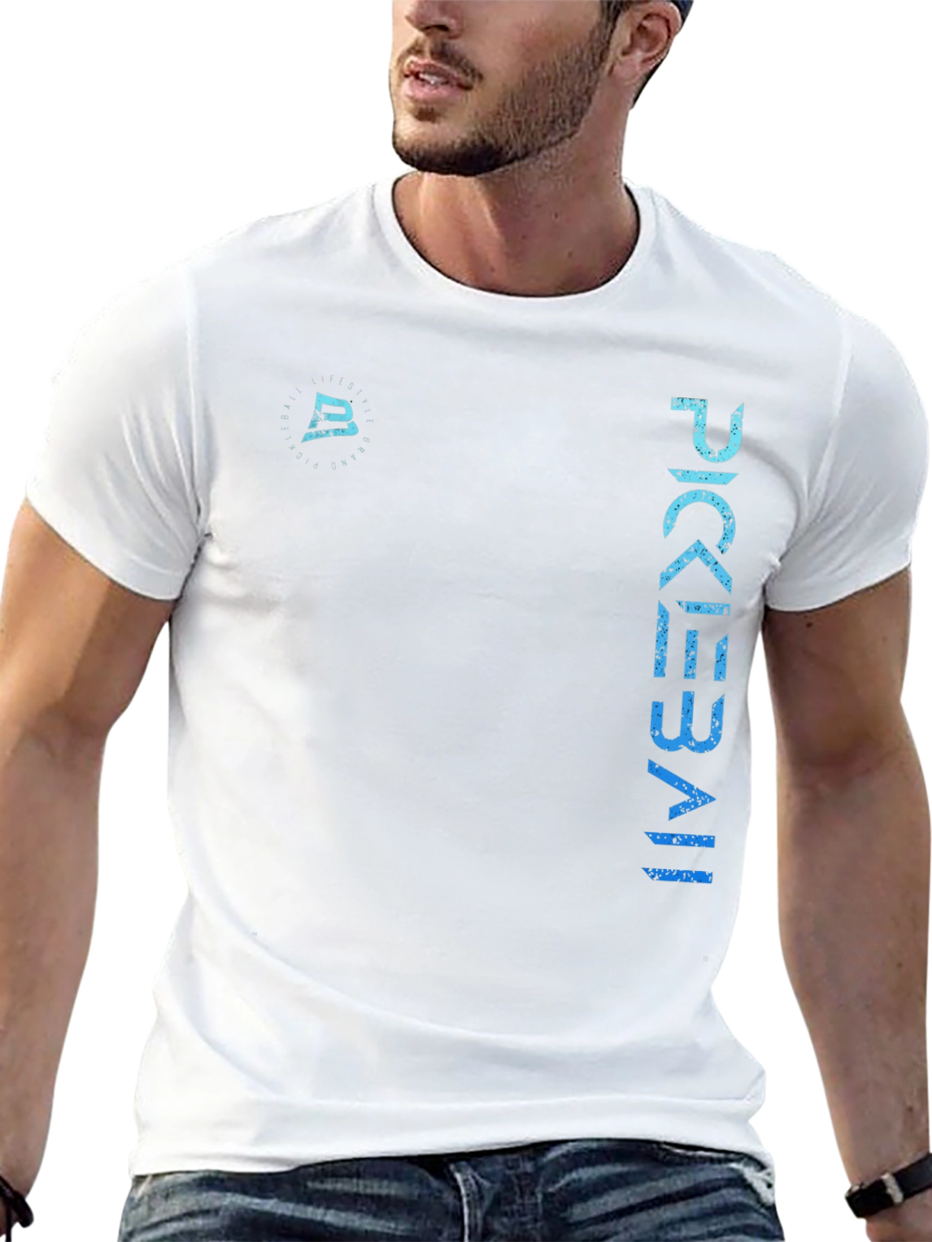 Pickleball T-Shirt - Gradient Print