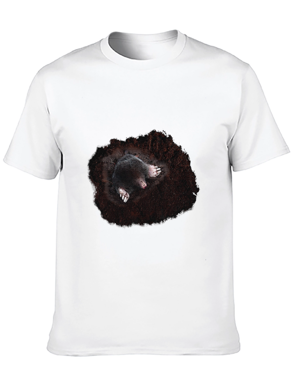 Mole Burrow T-Shirt - Unique Animal Tee