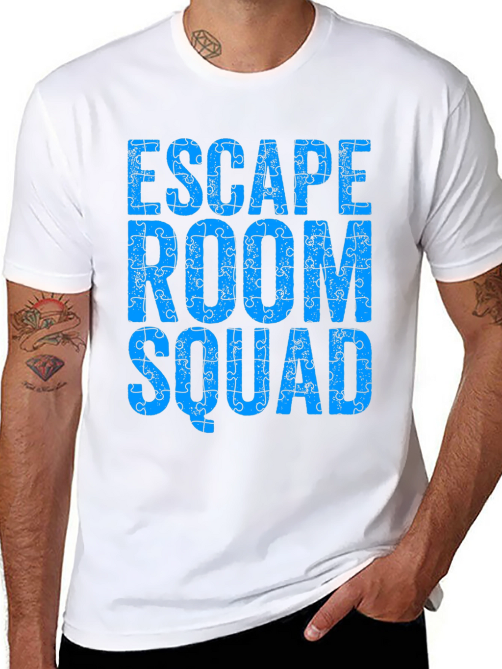 Escape Room Squad Puzzle T-Shirt