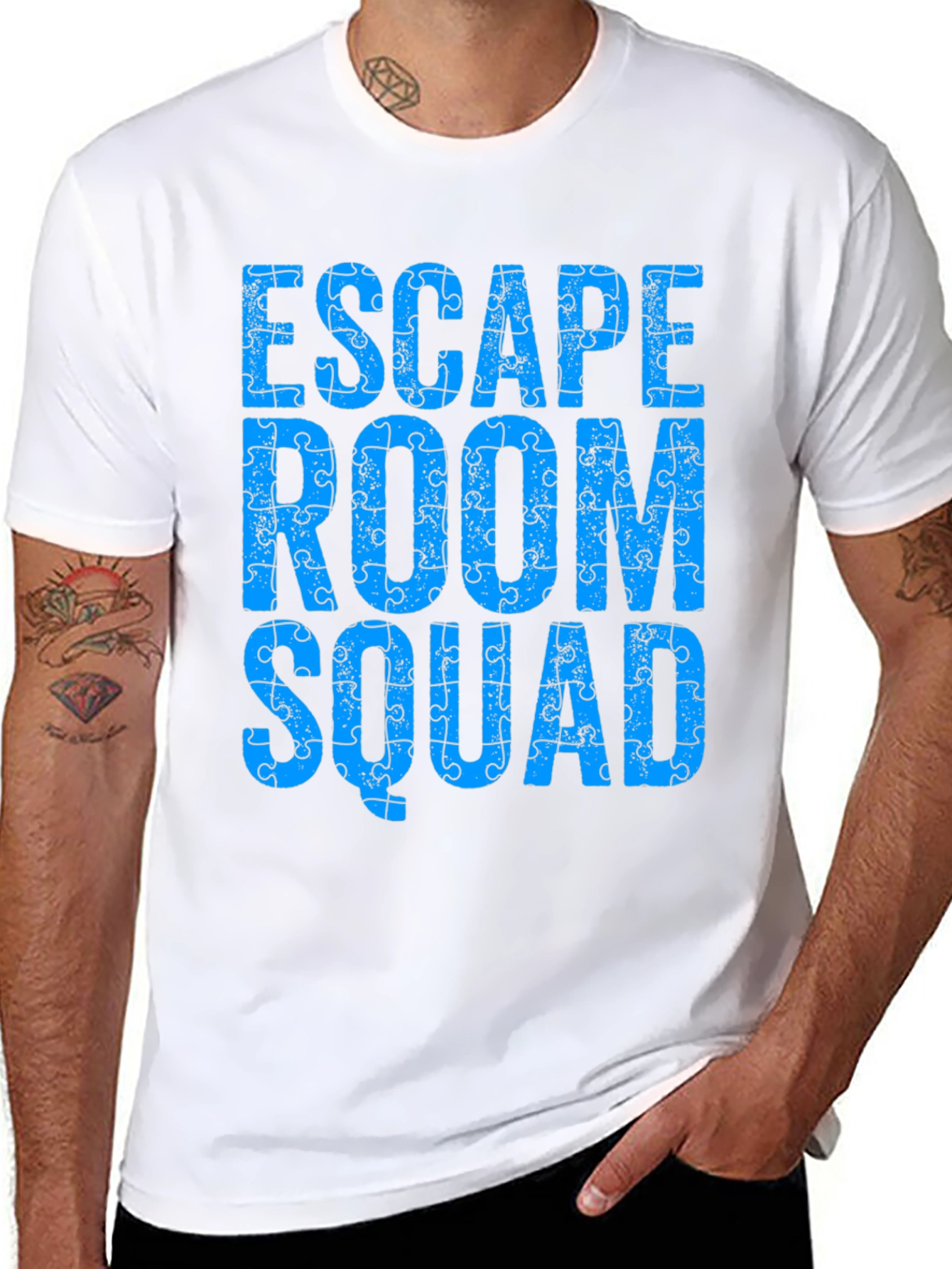 Escape Room Squad Puzzle T-Shirt