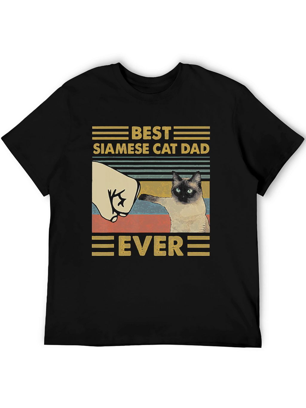 Best Siamese Cat Dad Ever T-Shirt