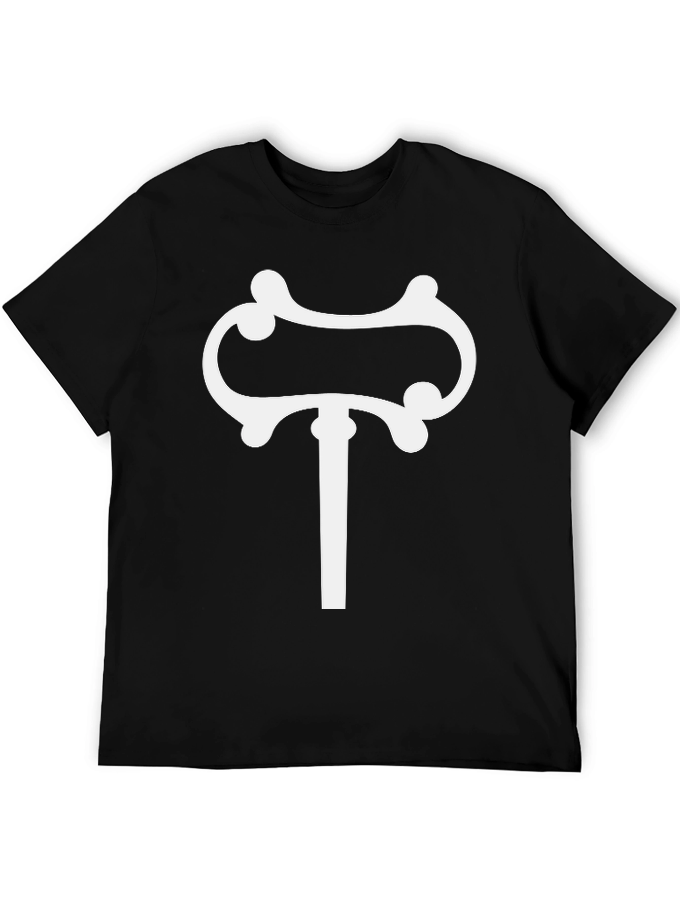 Unique Symbol Graphic T-Shirt - Black
