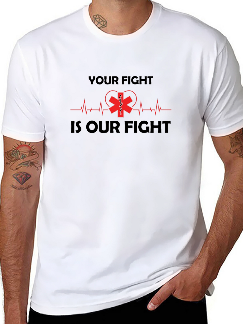 Your Fight Is Our Fight Medical T-Shirt