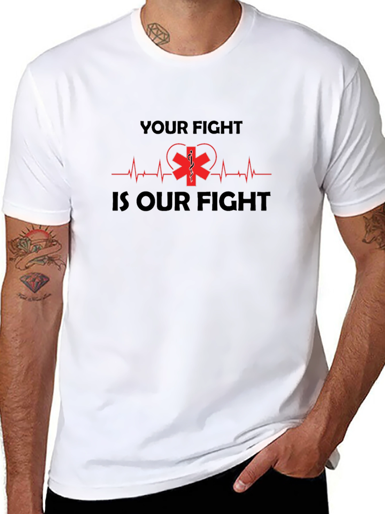 Your Fight Is Our Fight Medical T-Shirt