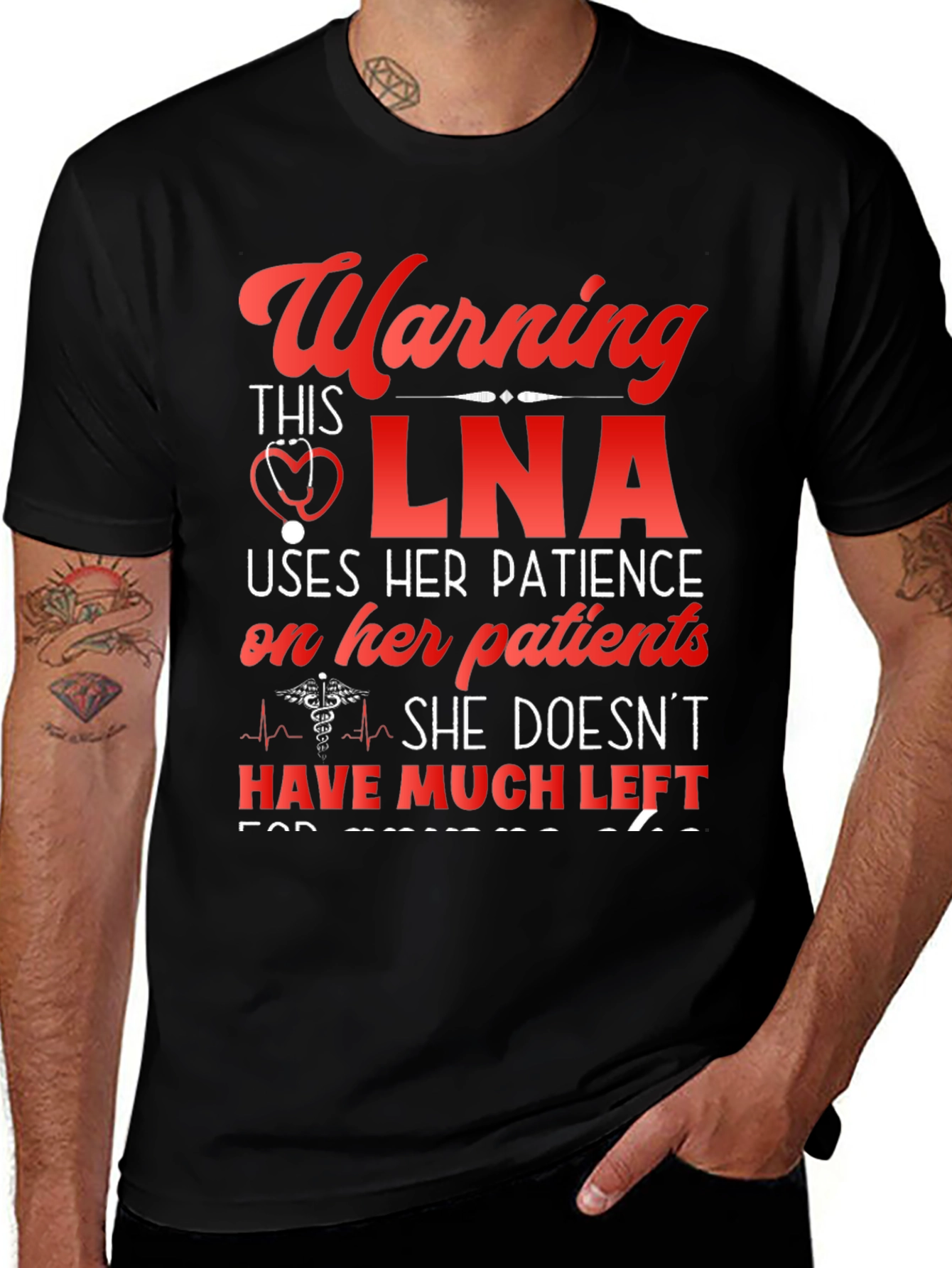 Warning LNA T-Shirt: Patience is Limited