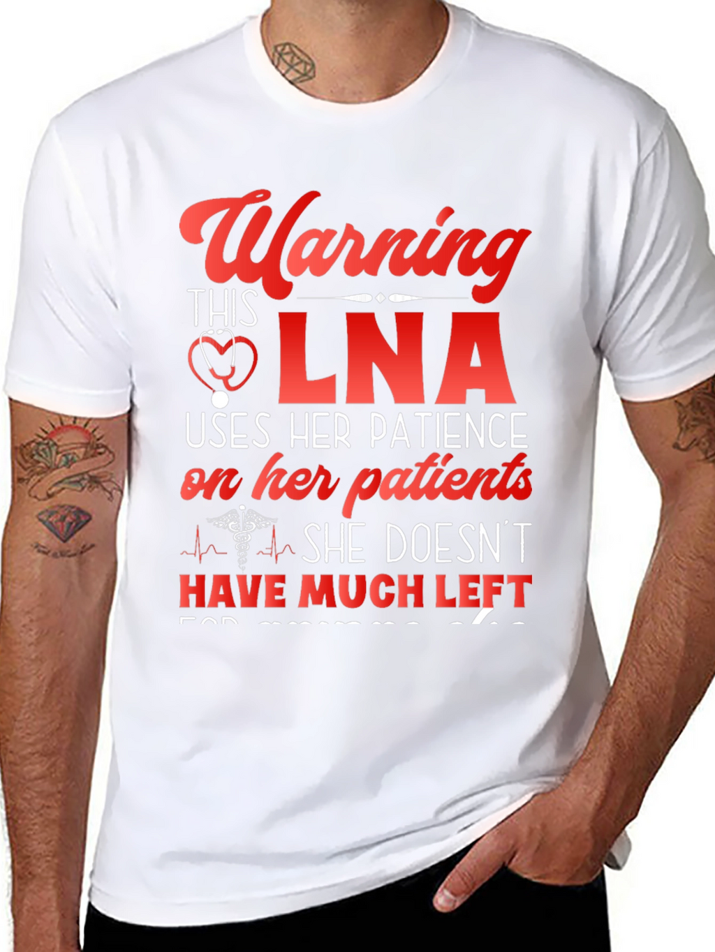 Warning LNA T-Shirt: Patience is Limited