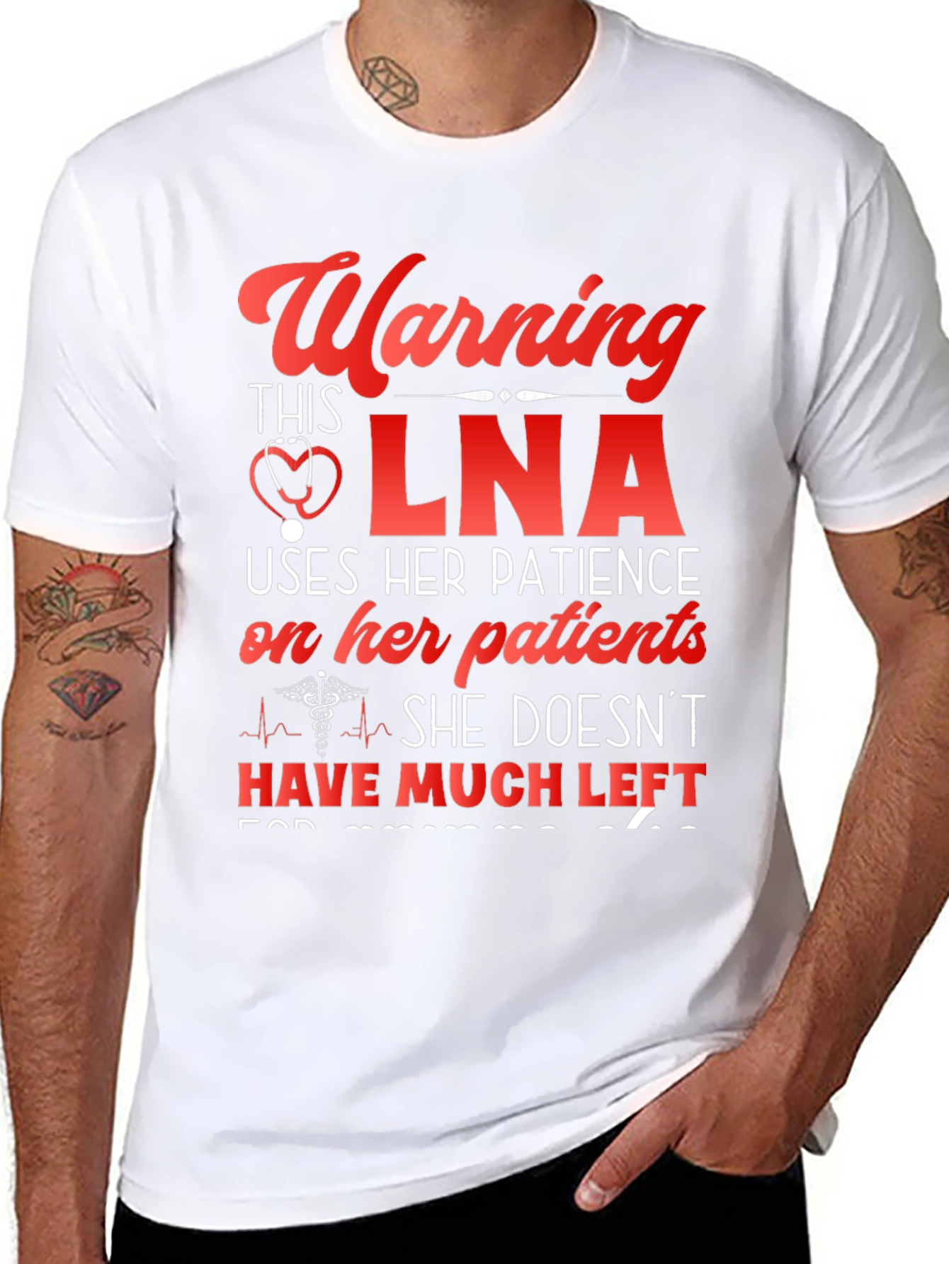 Warning LNA T-Shirt: Patience is Limited