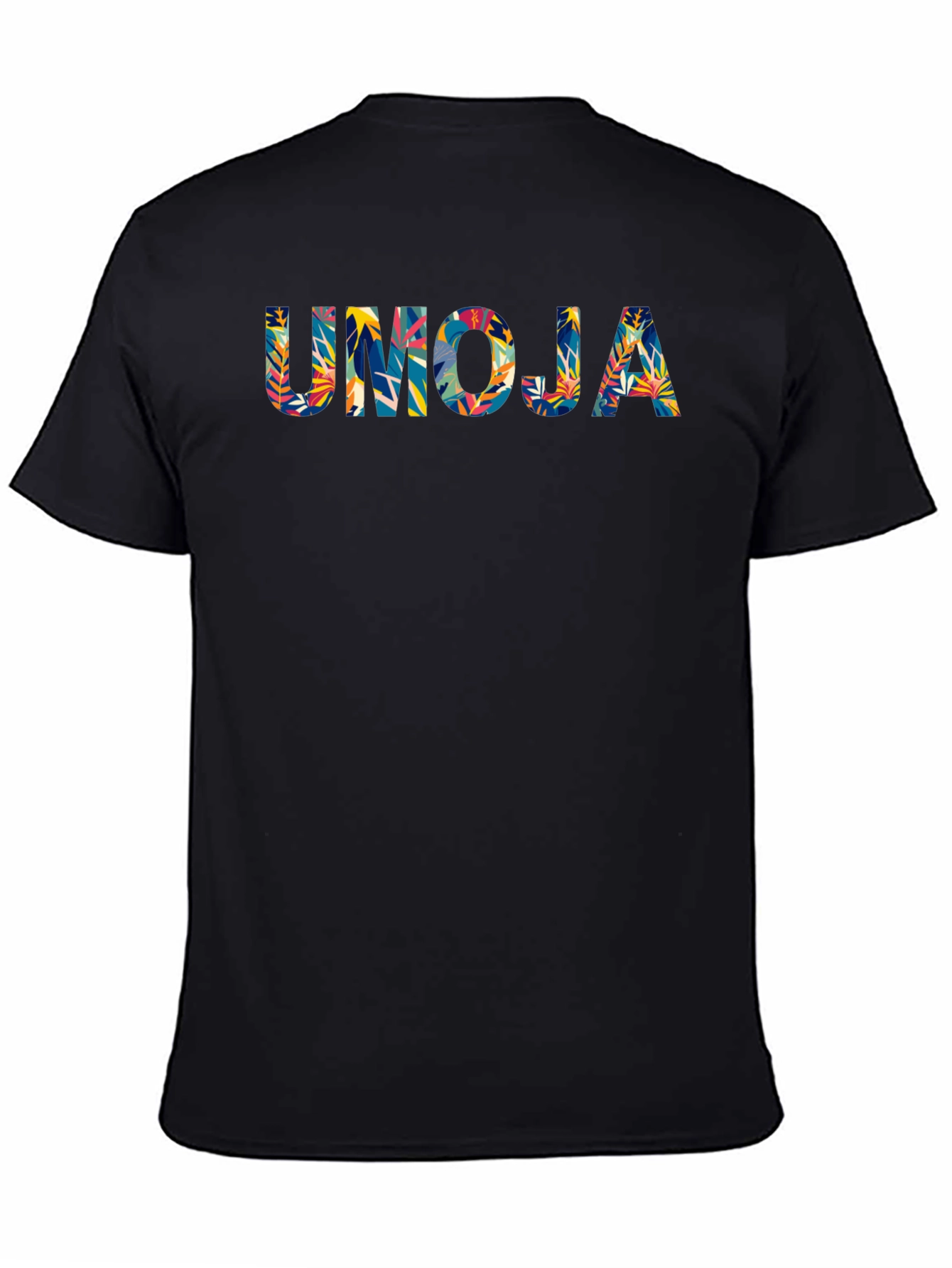 Umoja Graphic Print Black T-Shirt