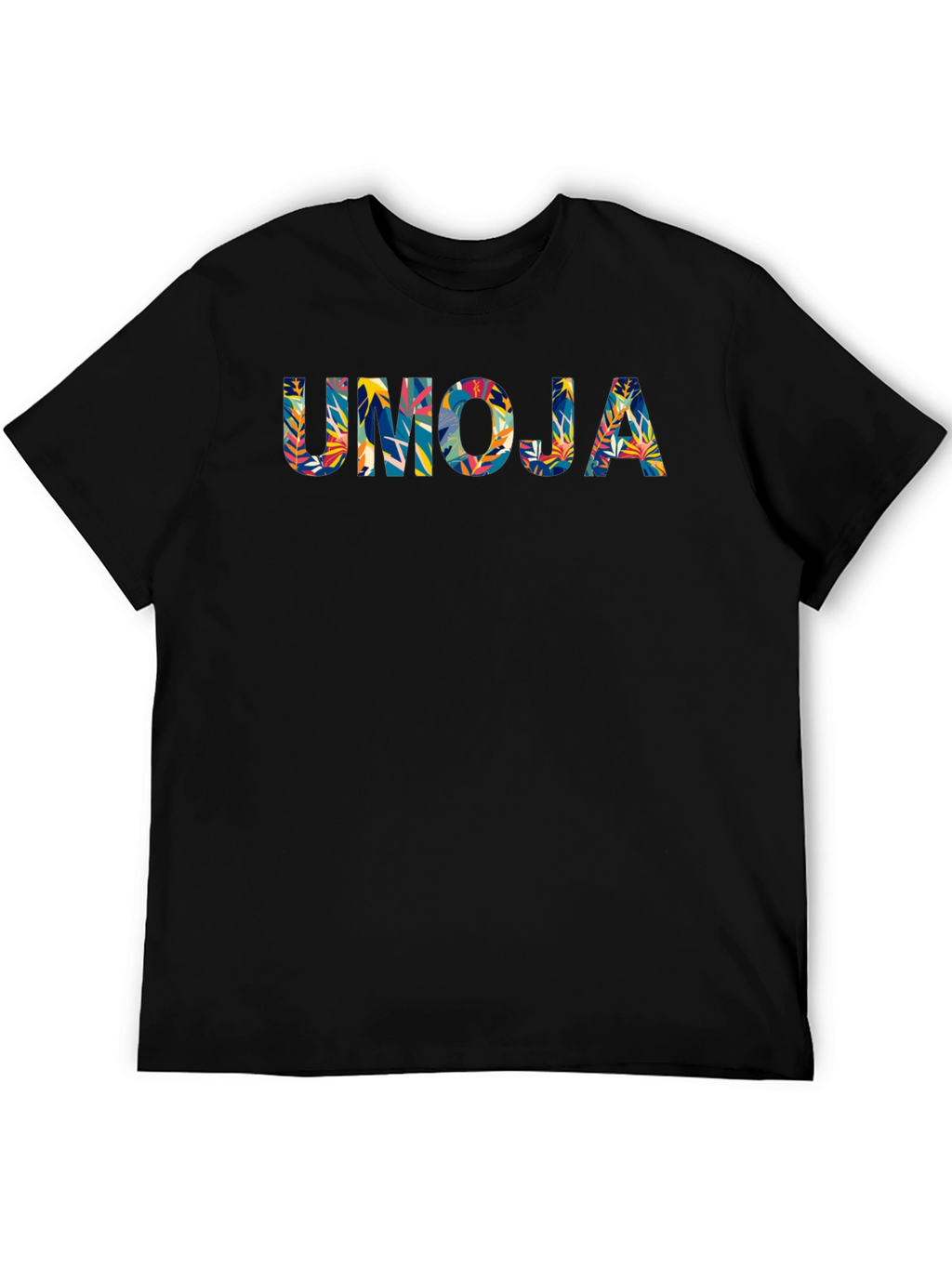 Umoja Graphic Print Black T-Shirt