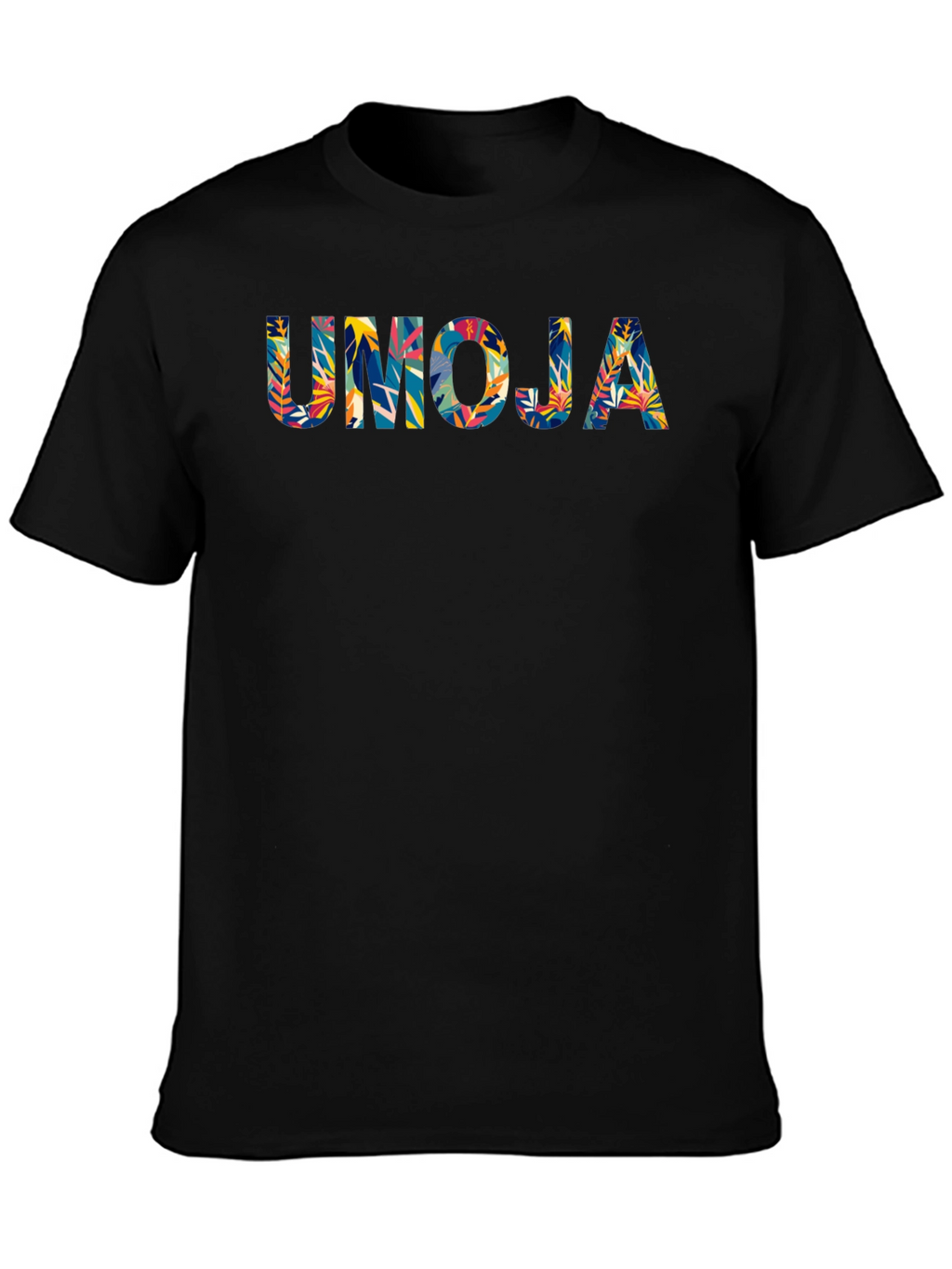 Umoja Graphic Print Black T-Shirt