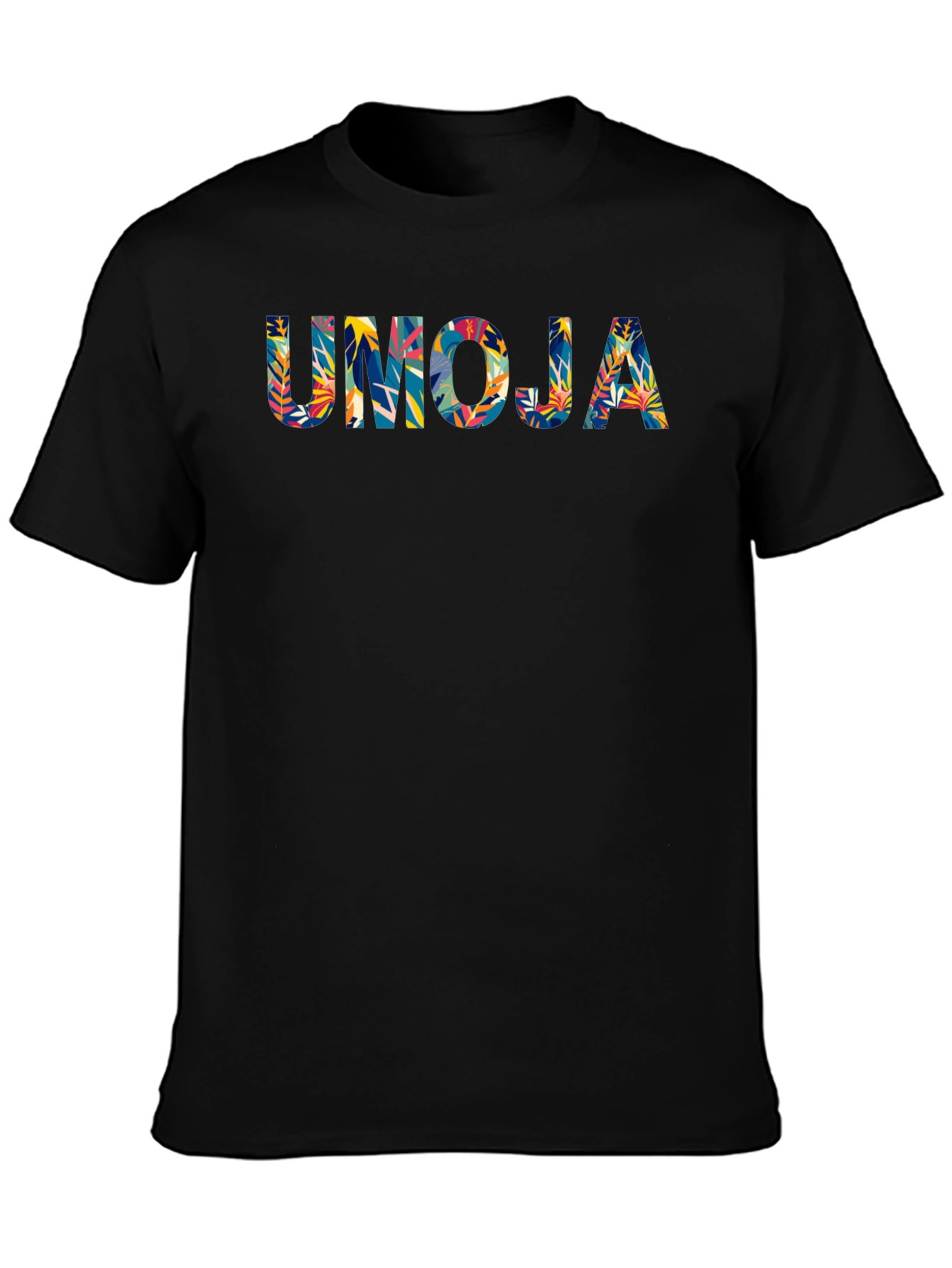 Umoja Graphic Print Black T-Shirt