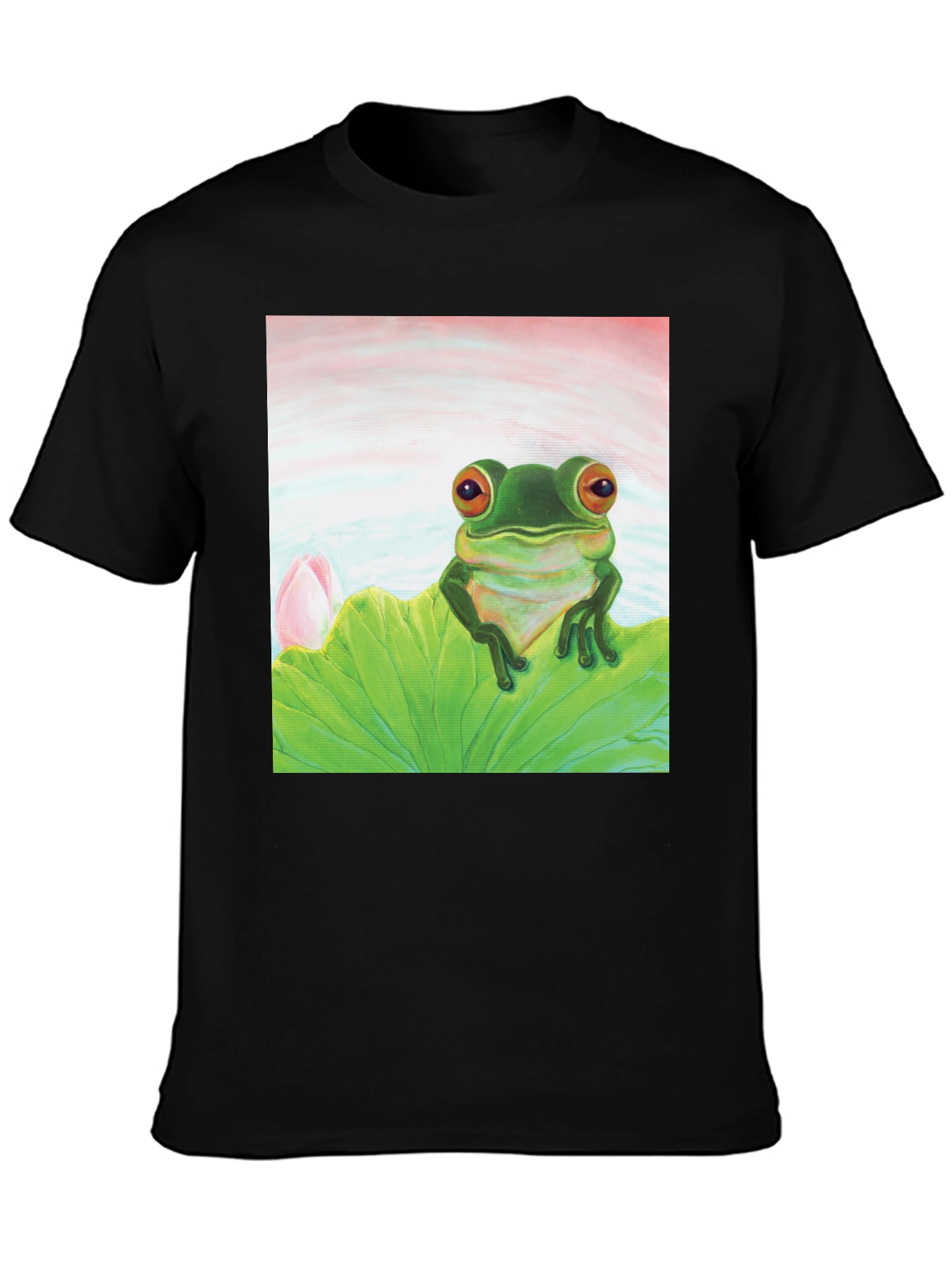 Frog on Lily Pad Graphic Tee - Unisex
