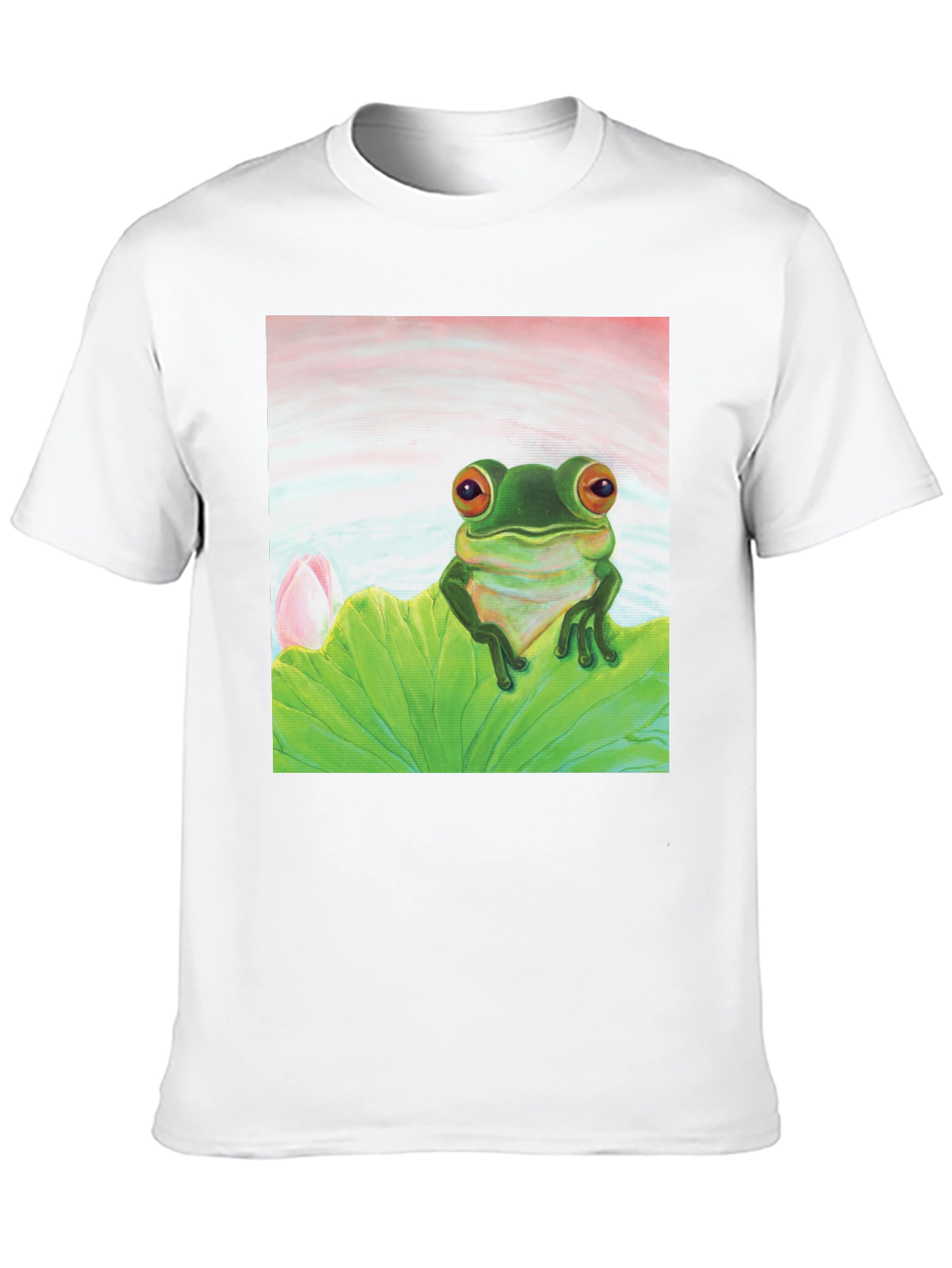Frog on Lily Pad Graphic Tee - Unisex