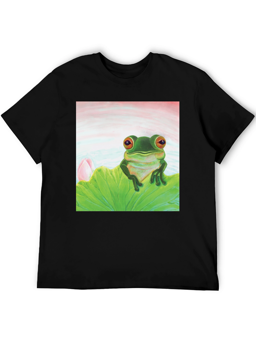 Frog on Lily Pad Graphic Tee - Unisex