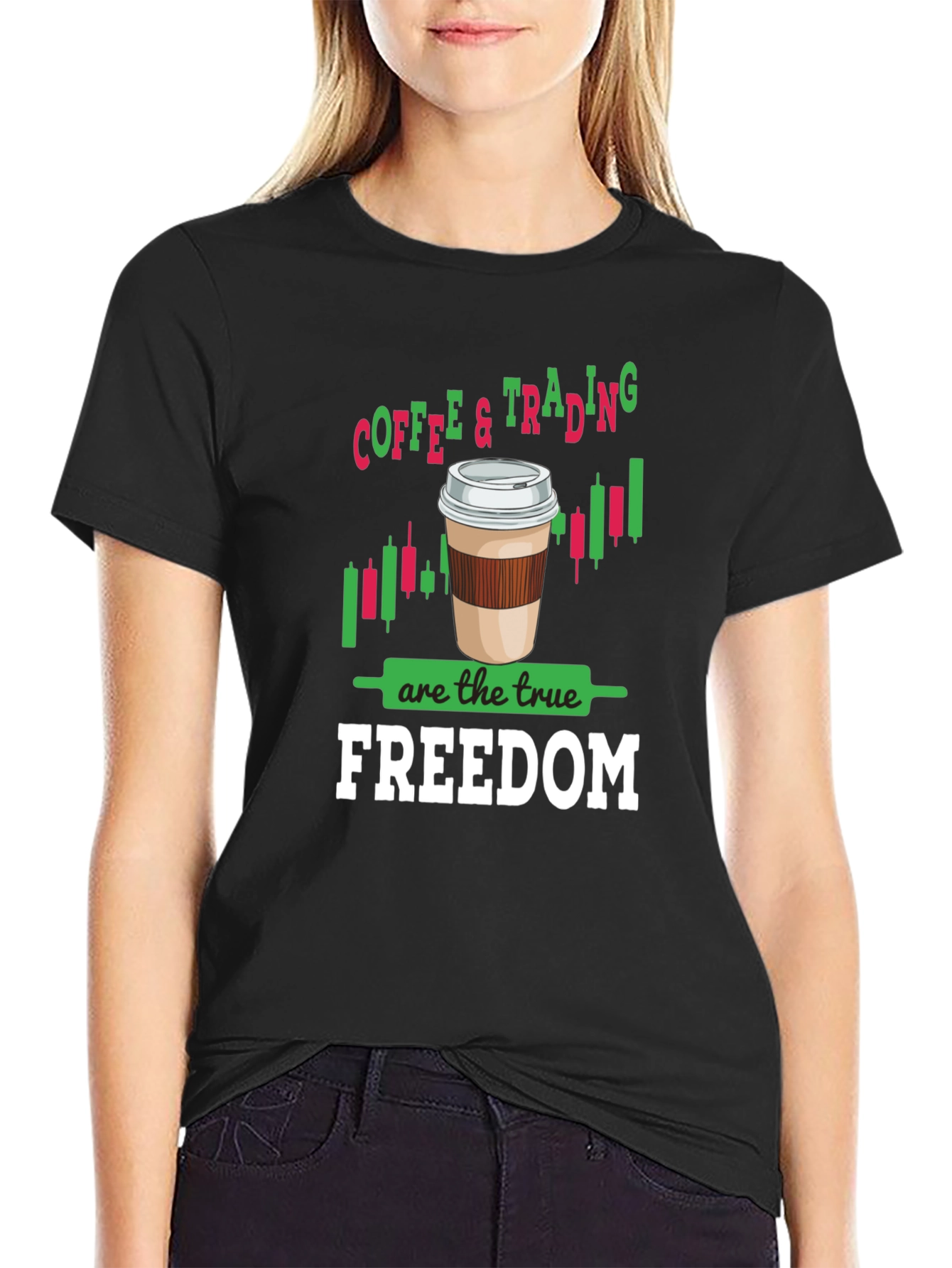 Coffee & Trading Freedom Graphic Tee