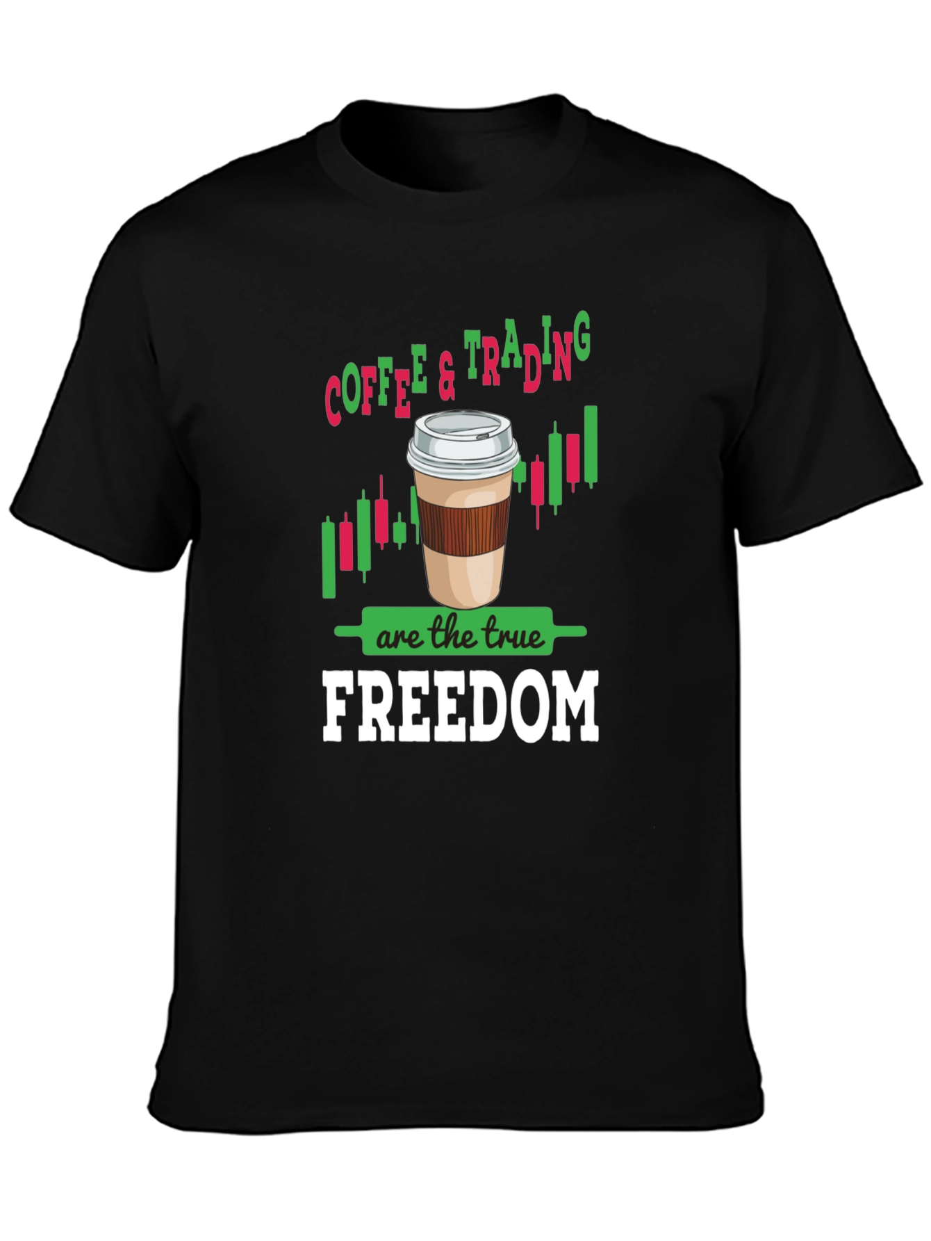Coffee & Trading Freedom Graphic Tee