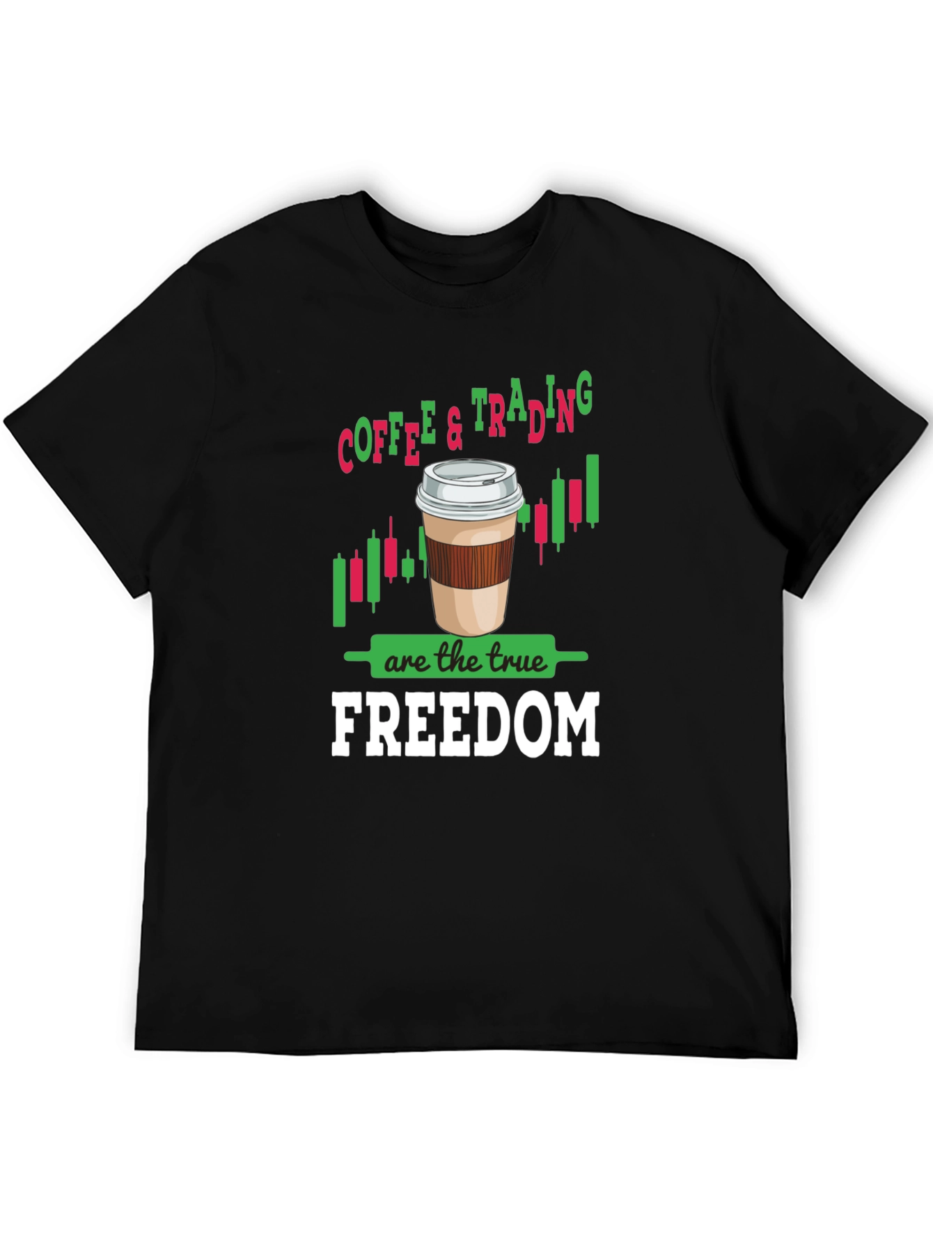 Coffee & Trading Freedom Graphic Tee