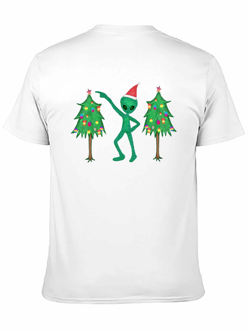 Festive Alien Christmas Tree T-Shirt