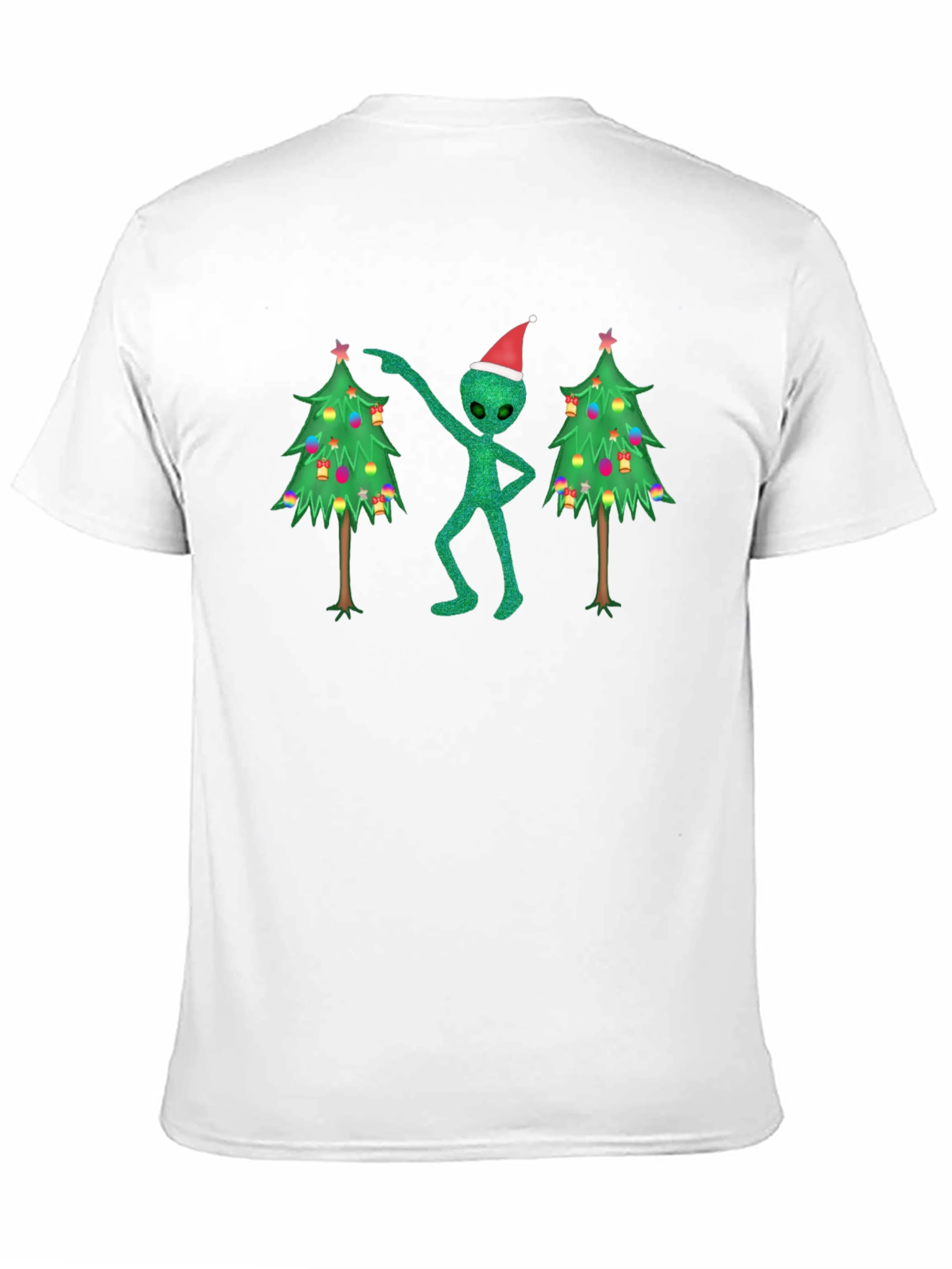 Festive Alien Christmas Tree T-Shirt