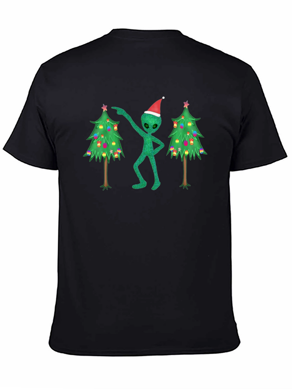 Festive Alien Christmas Tree T-Shirt