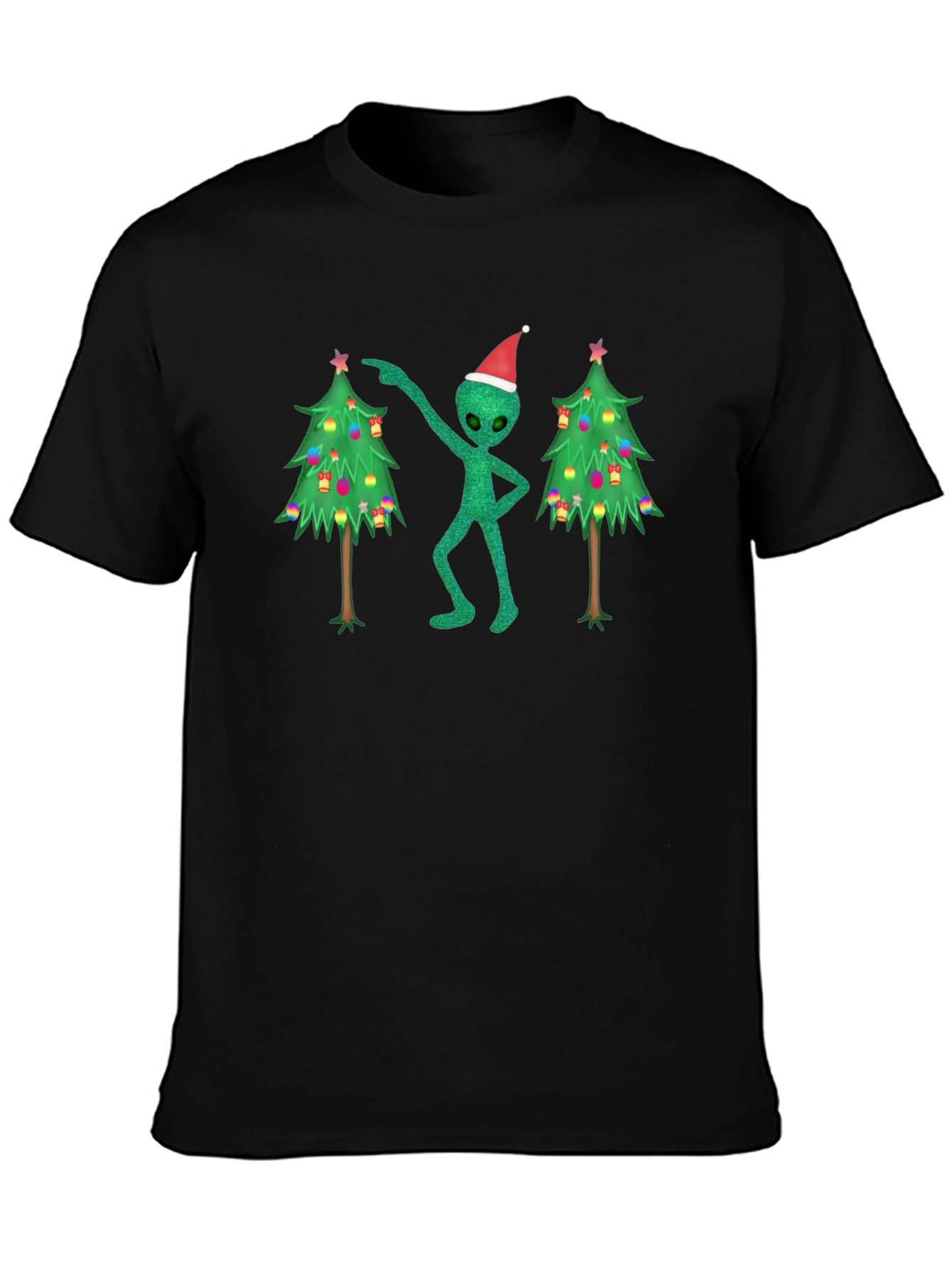 Festive Alien Christmas Tree T-Shirt