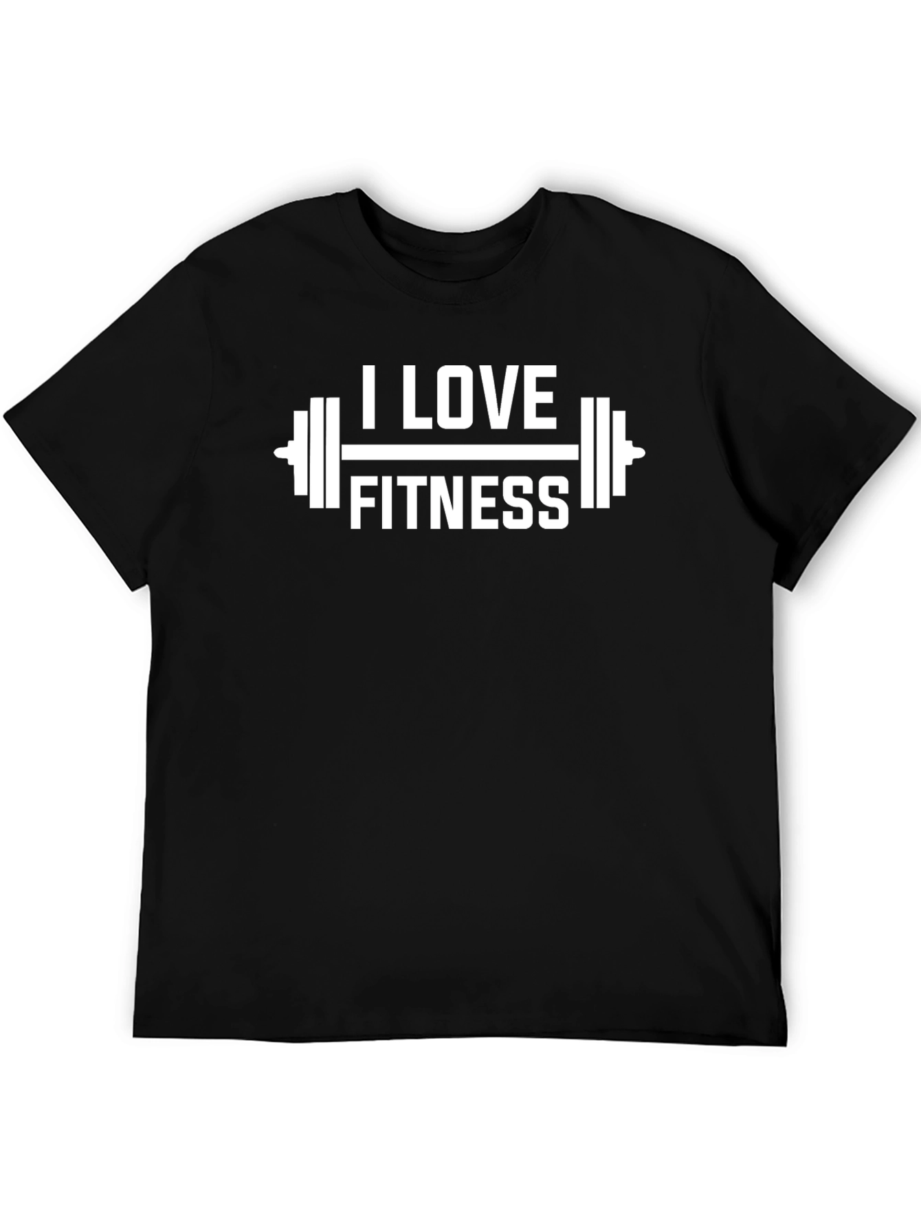 I Love Fitness Graphic T-Shirt - Workout Tee