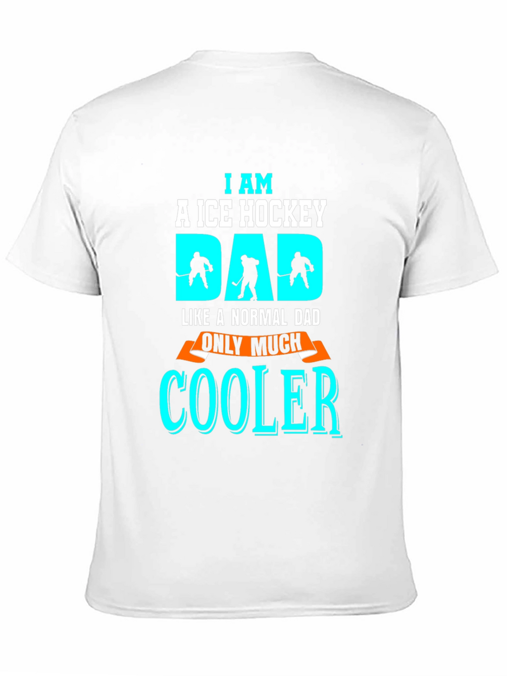 Ice Hockey Dad T-Shirt - Cool Fathers Day Tee