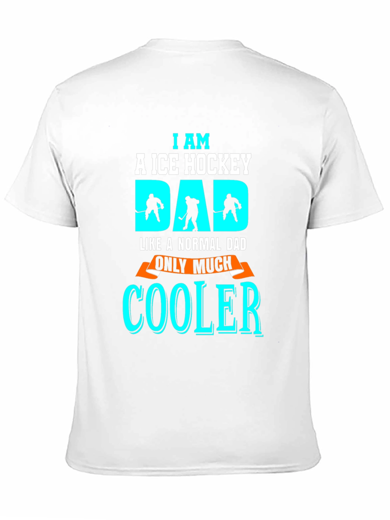 Ice Hockey Dad T-Shirt - Cool Fathers Day Tee
