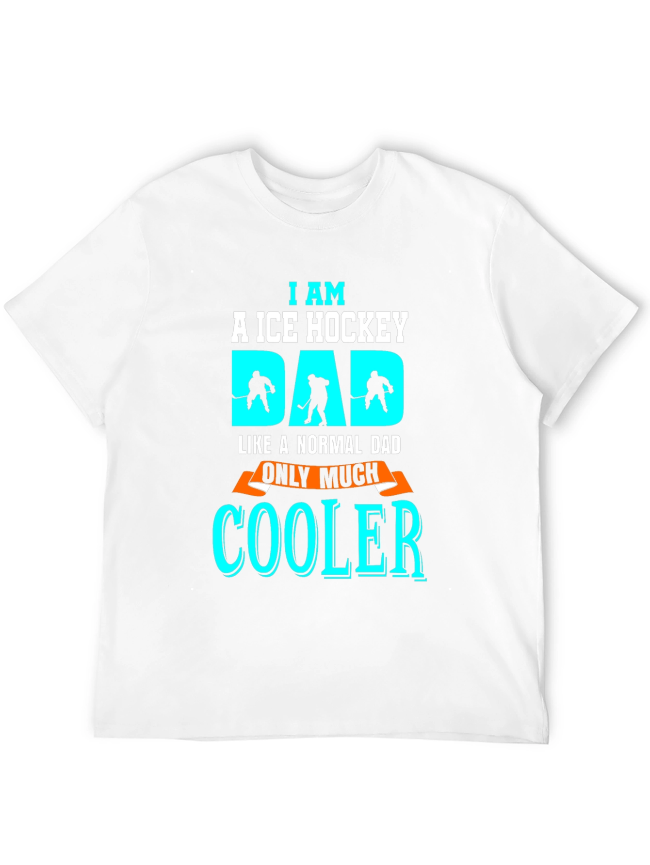 Ice Hockey Dad T-Shirt - Cool Fathers Day Tee