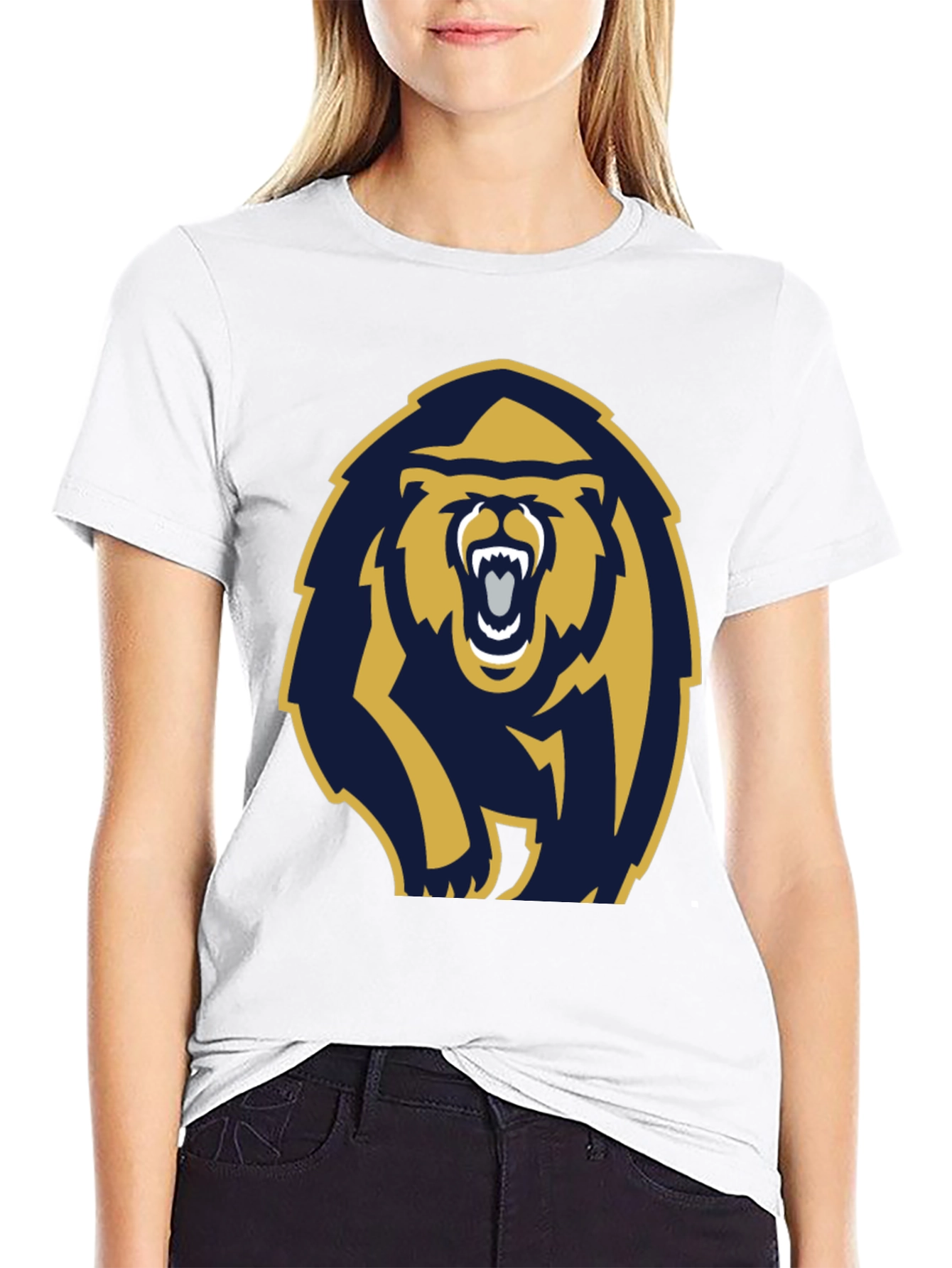 Bold Bear Graphic T-Shirt - Black