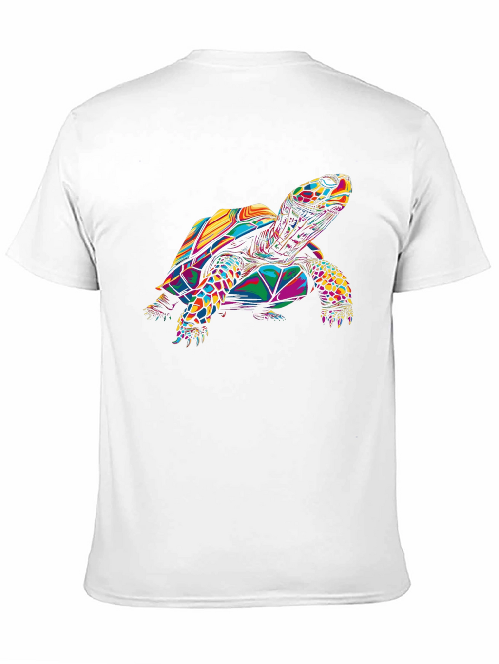Colorful Turtle Graphic T-Shirt
