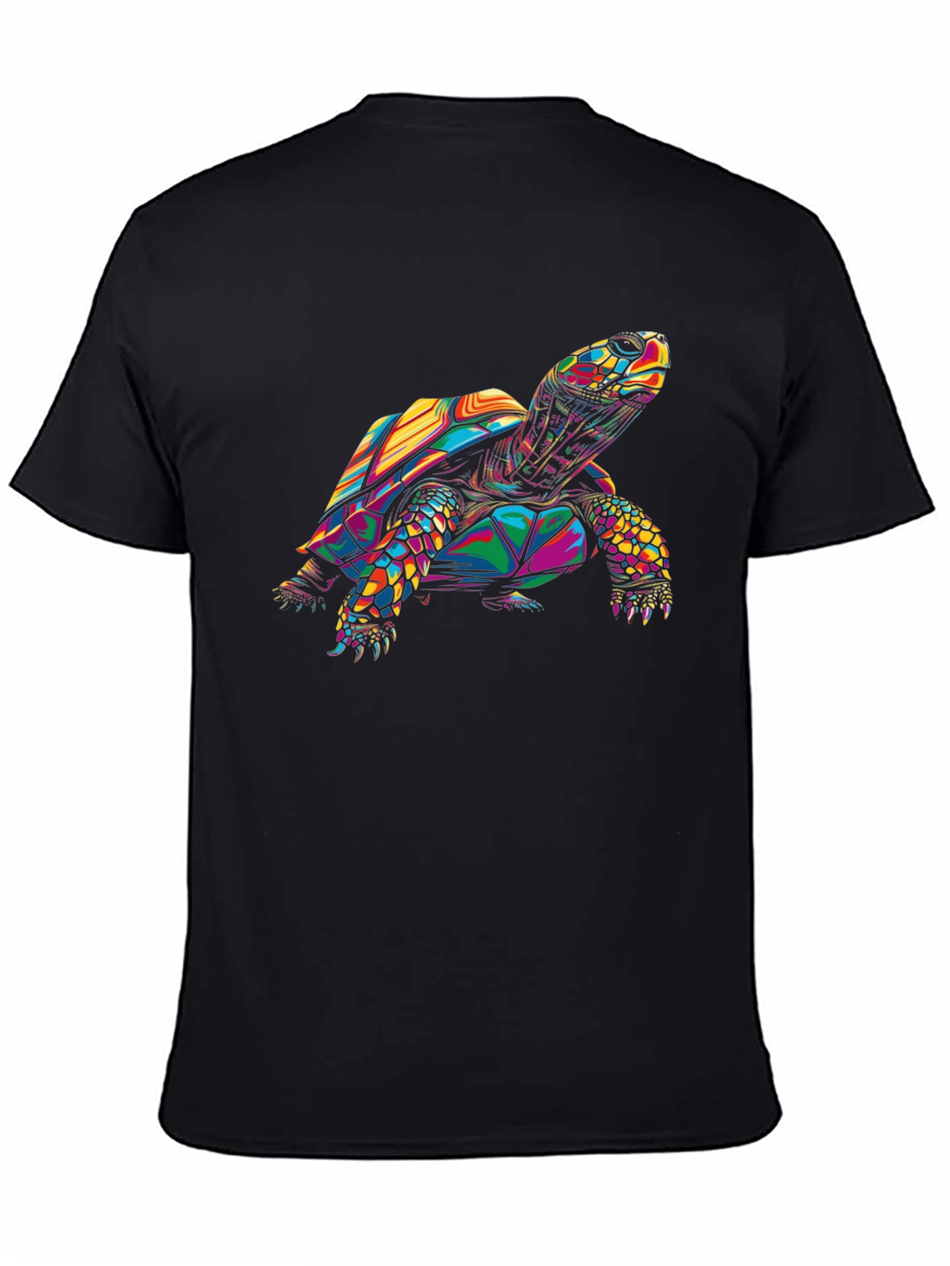 Colorful Turtle Graphic T-Shirt
