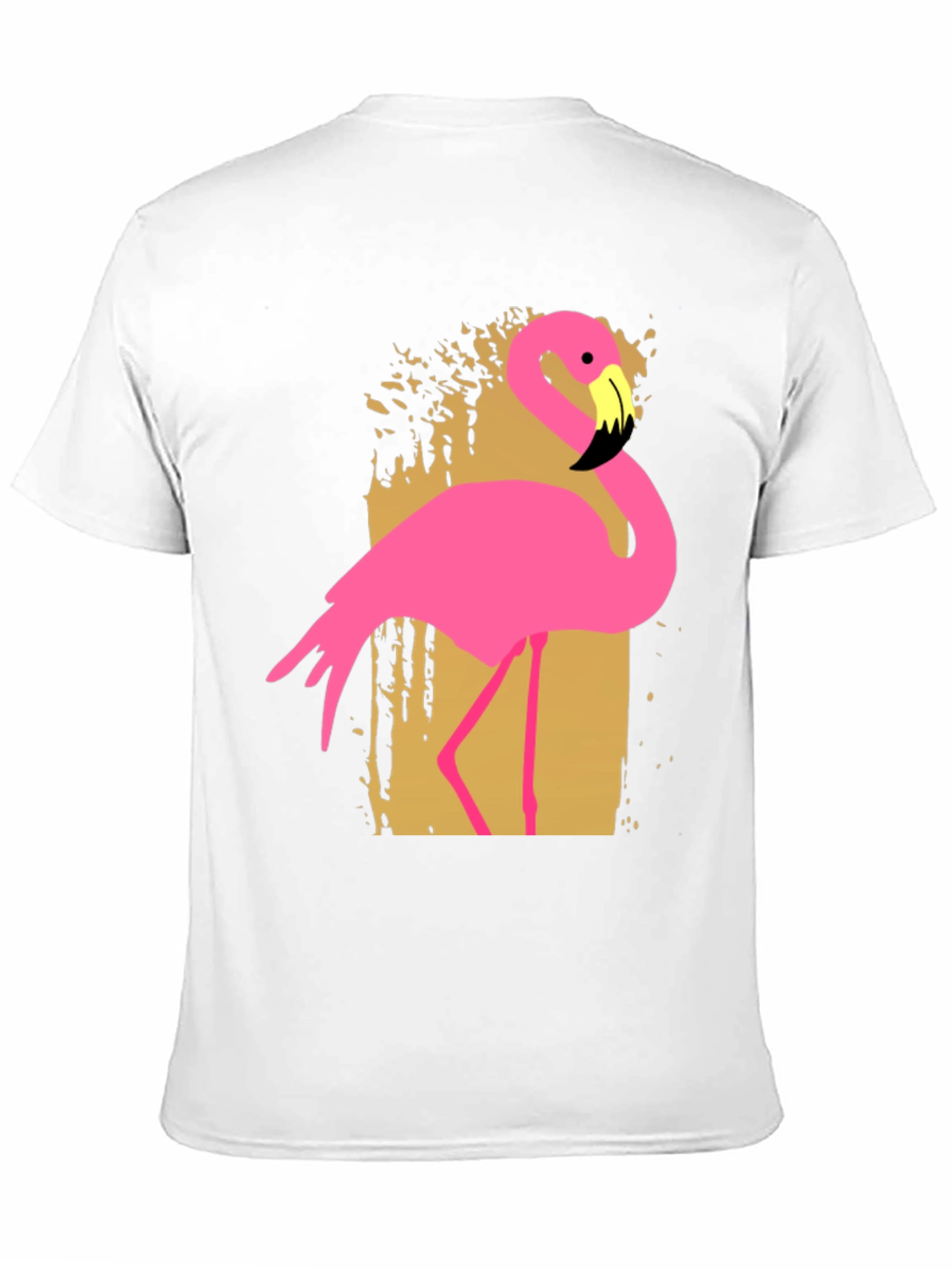 Pink Flamingo Graphic Tee - Tropical Style