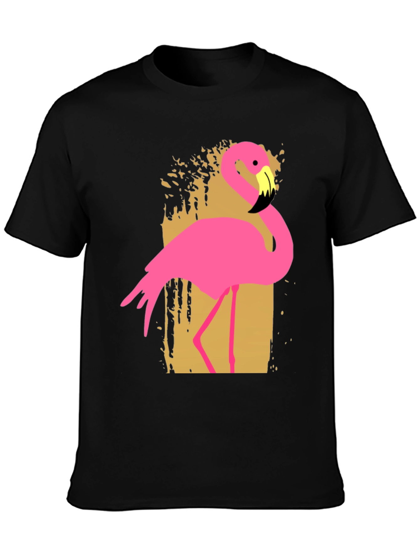 Pink Flamingo Graphic Tee - Tropical Style