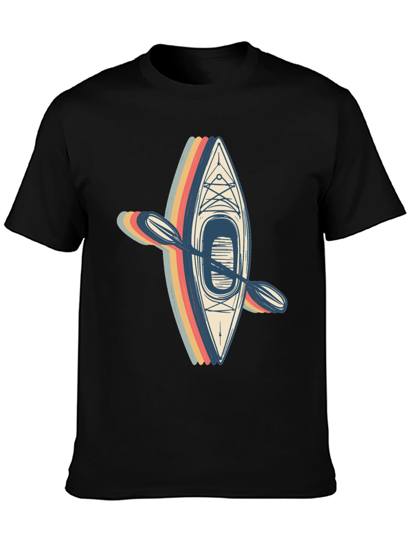 Retro Kayak T-Shirt - Adventure Ready!