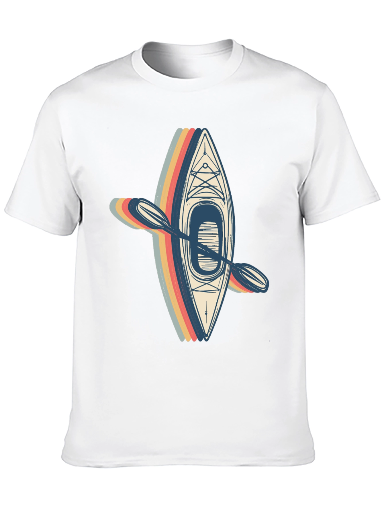 Retro Kayak T-Shirt - Adventure Ready!