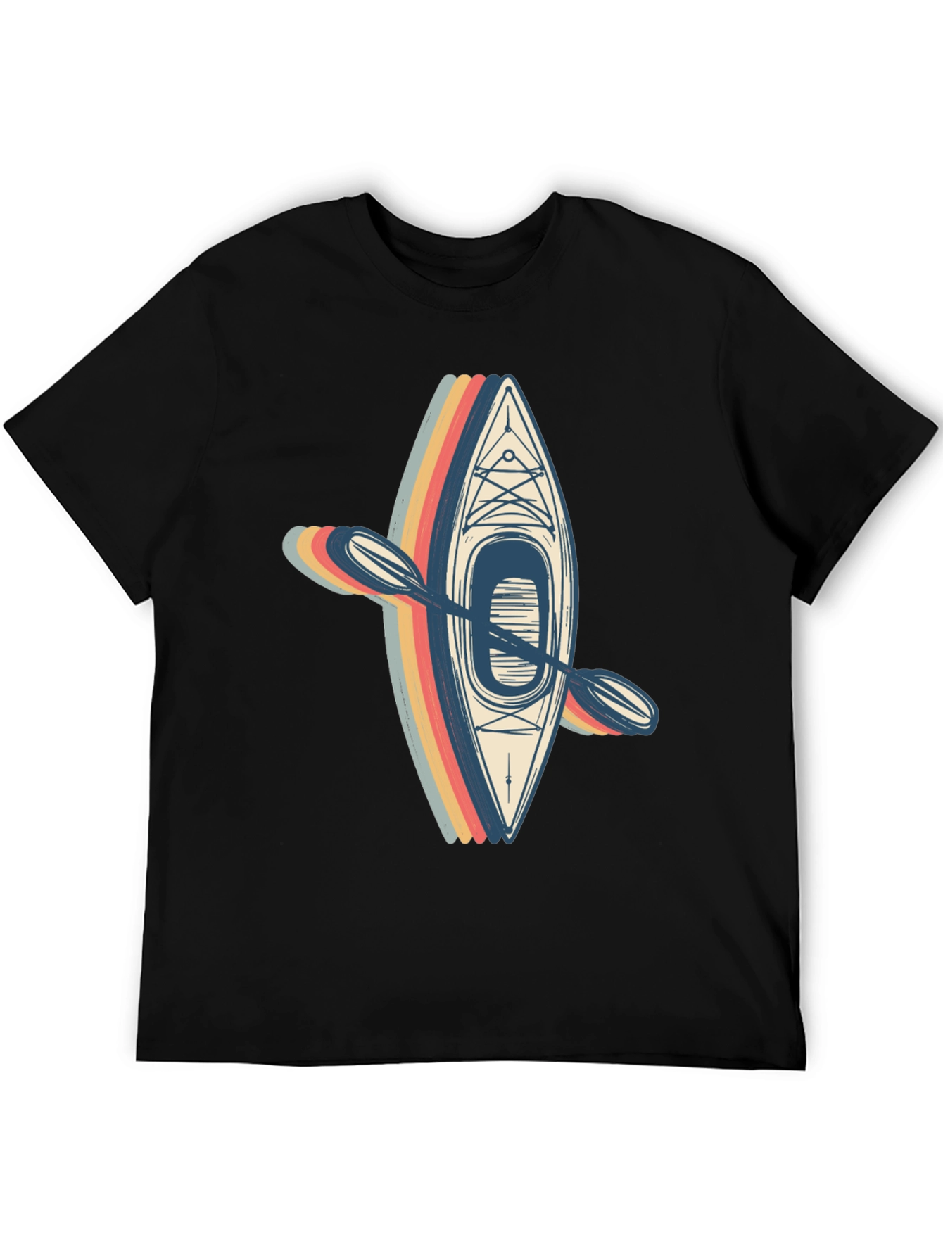 Retro Kayak T-Shirt - Adventure Ready!