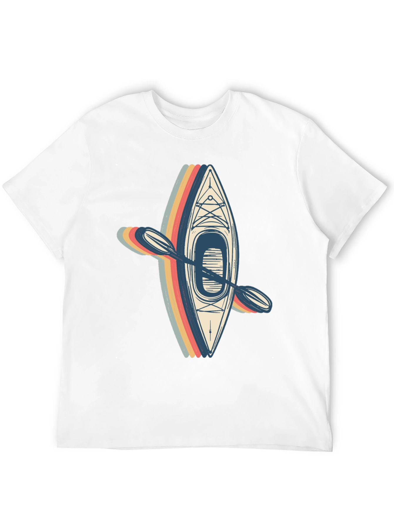 Retro Kayak T-Shirt - Adventure Ready!