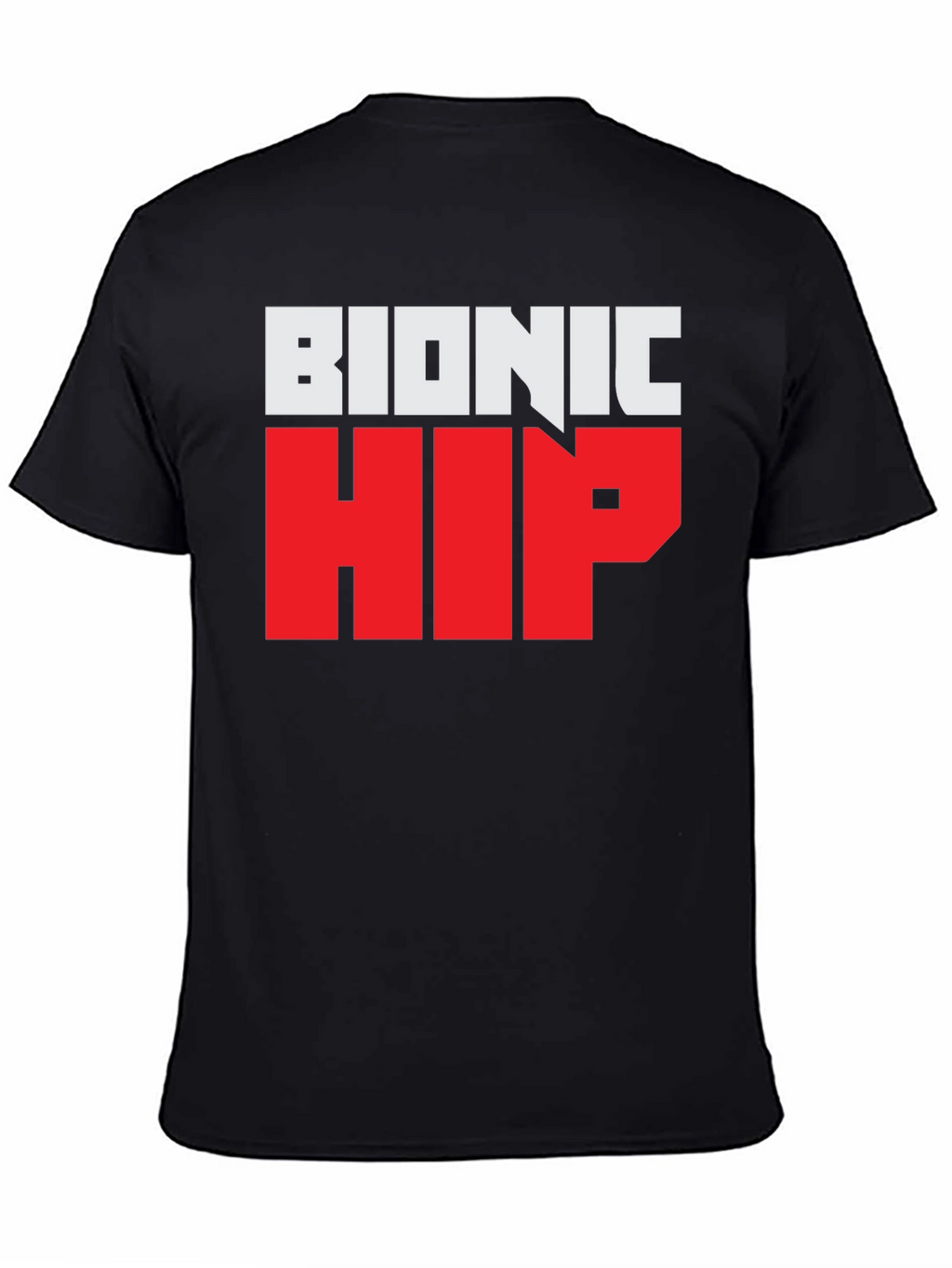 Bionic Hip Graphic Tee - Funny Novelty T-Shirt