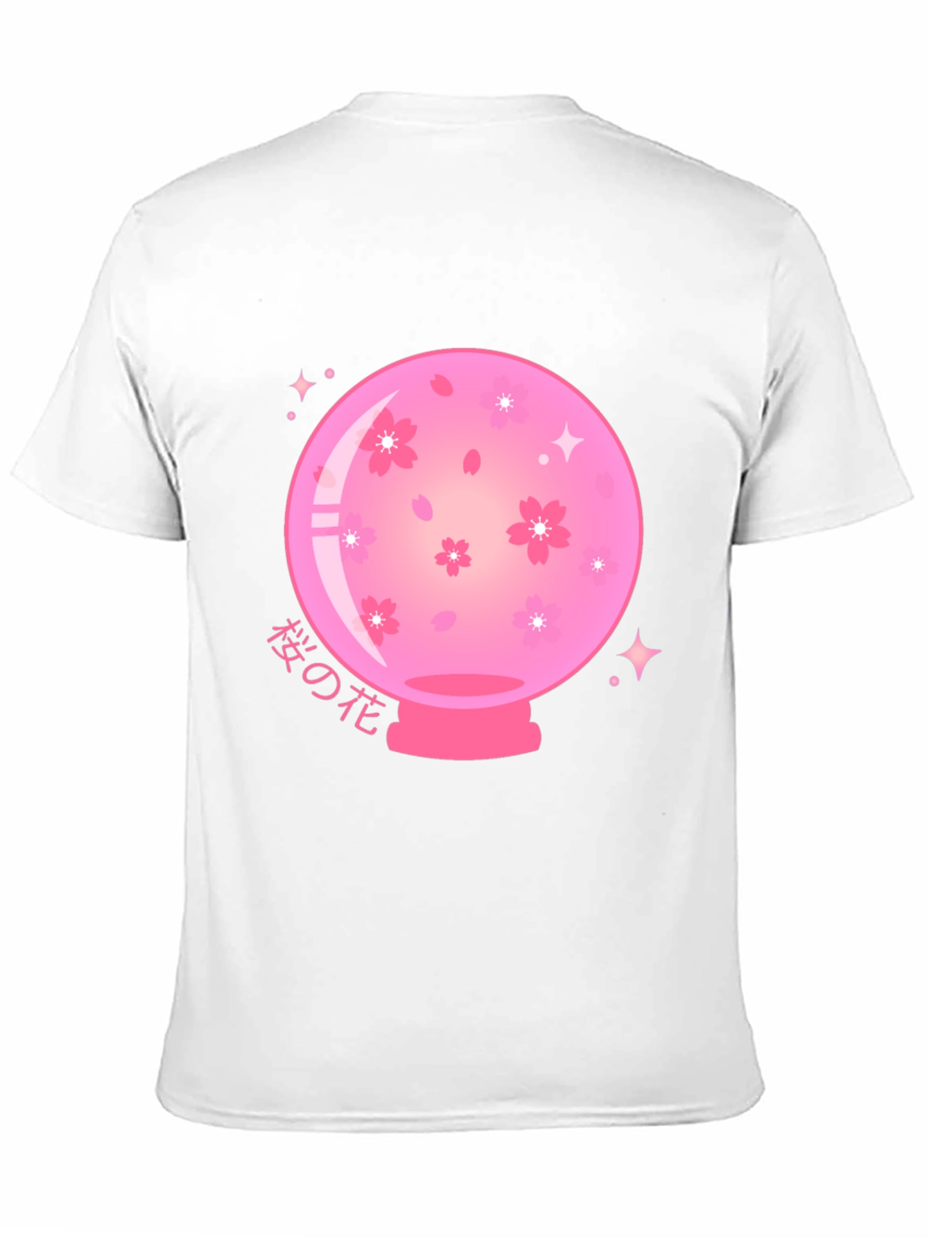 Sakura Crystal Ball Black T-Shirt