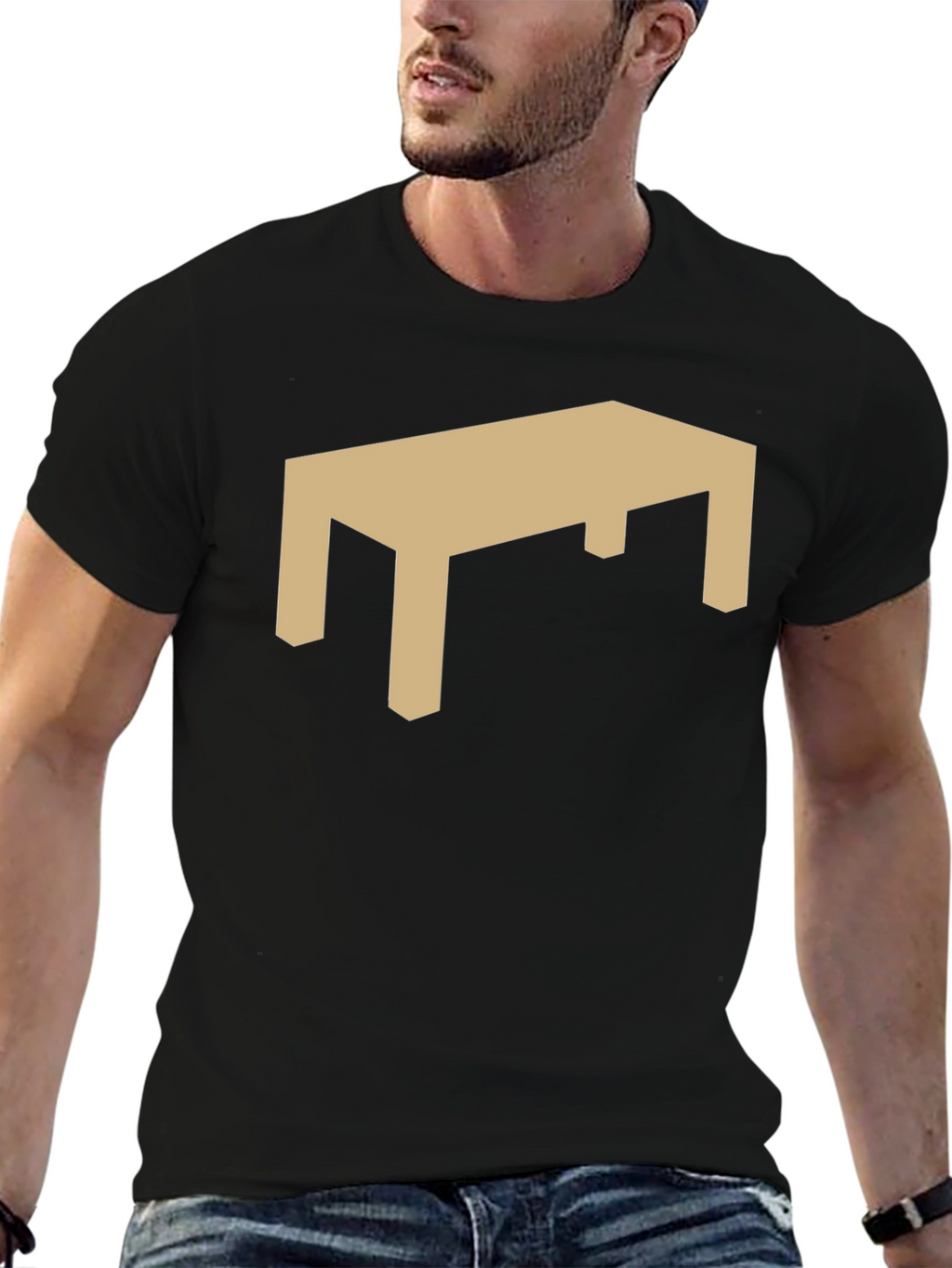 Table Graphic Black Tee