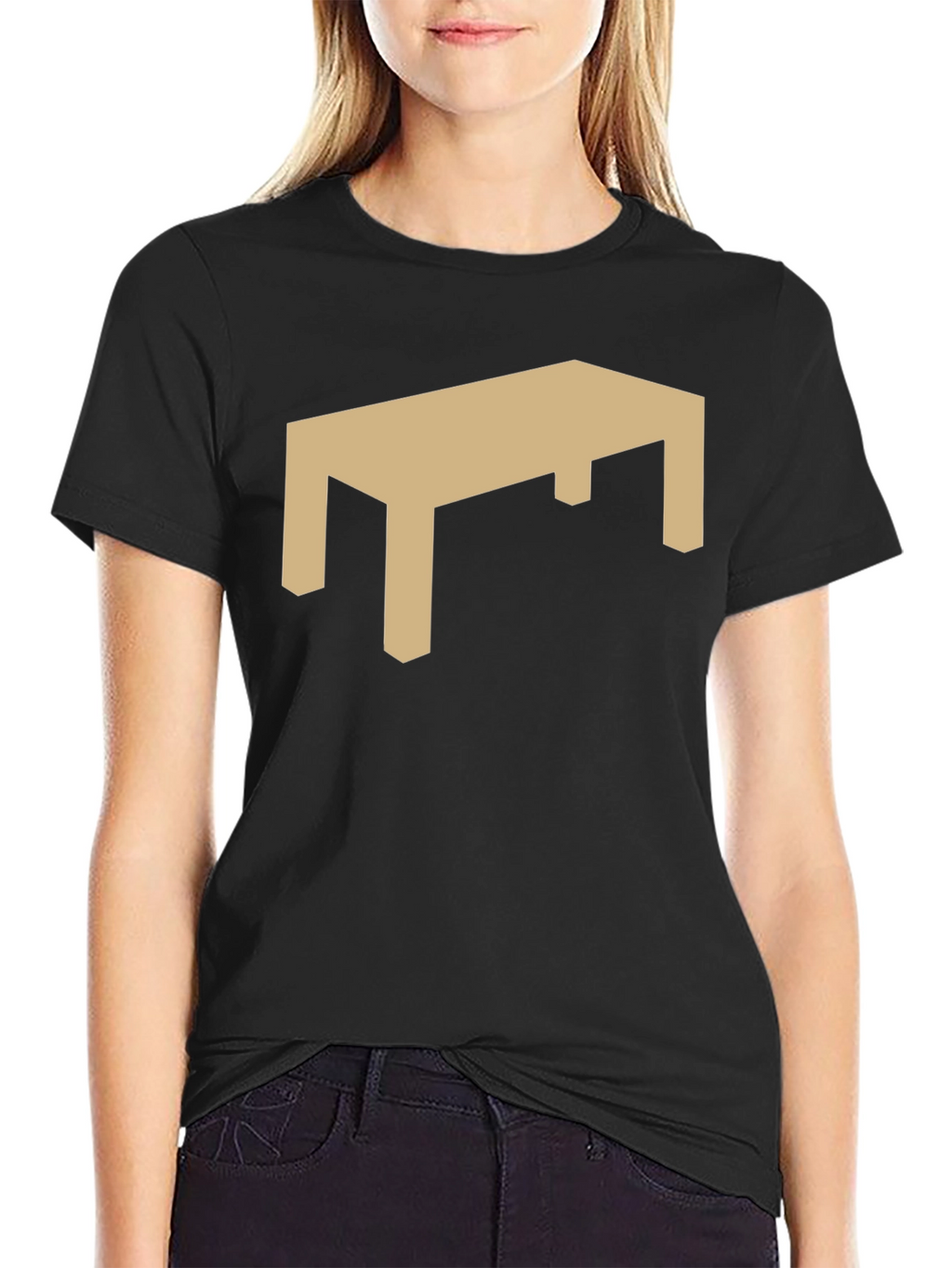 Table Graphic Black Tee